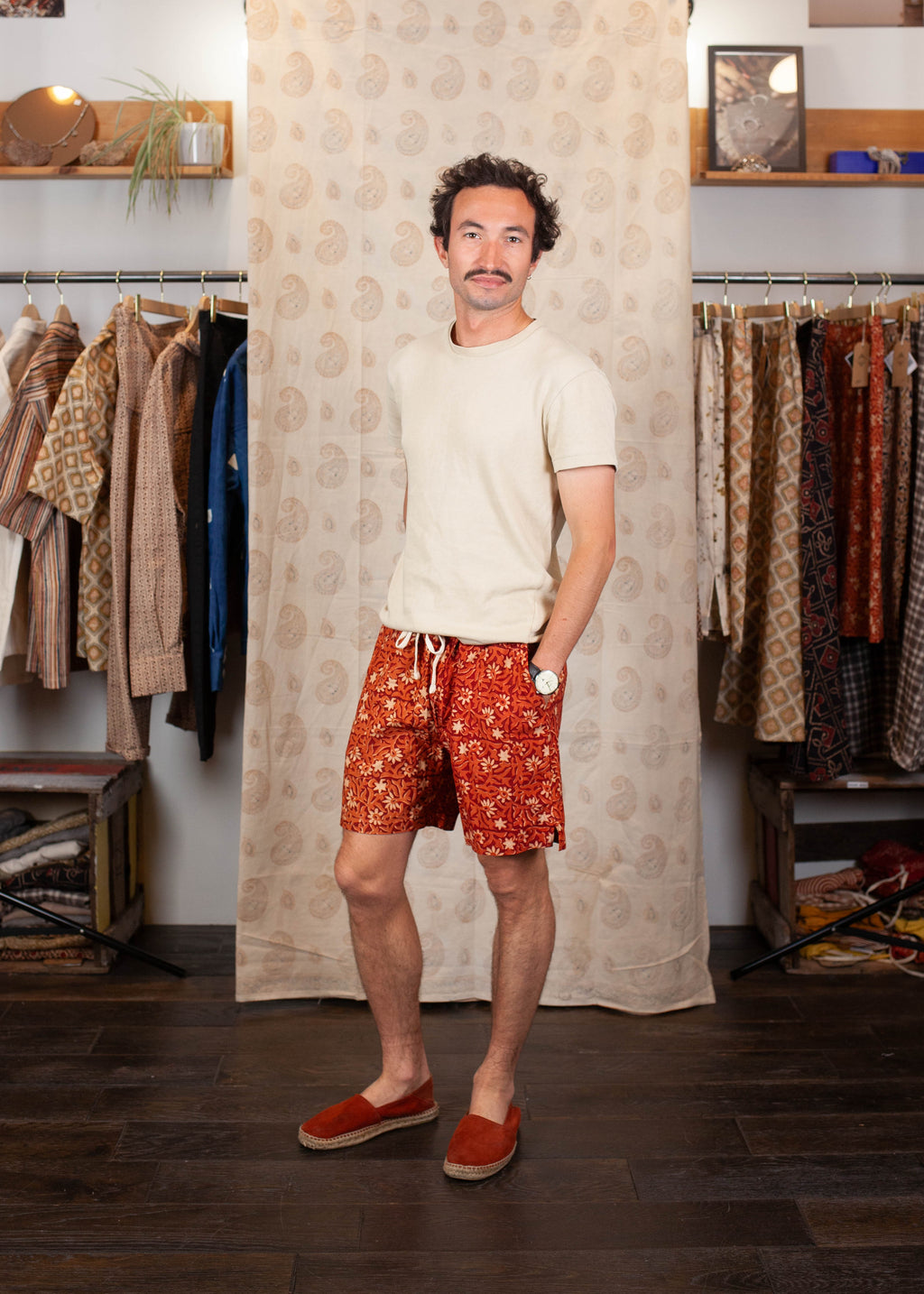 Short Bhuj -Coton bio - Imprimé KALEE (bourgeon)