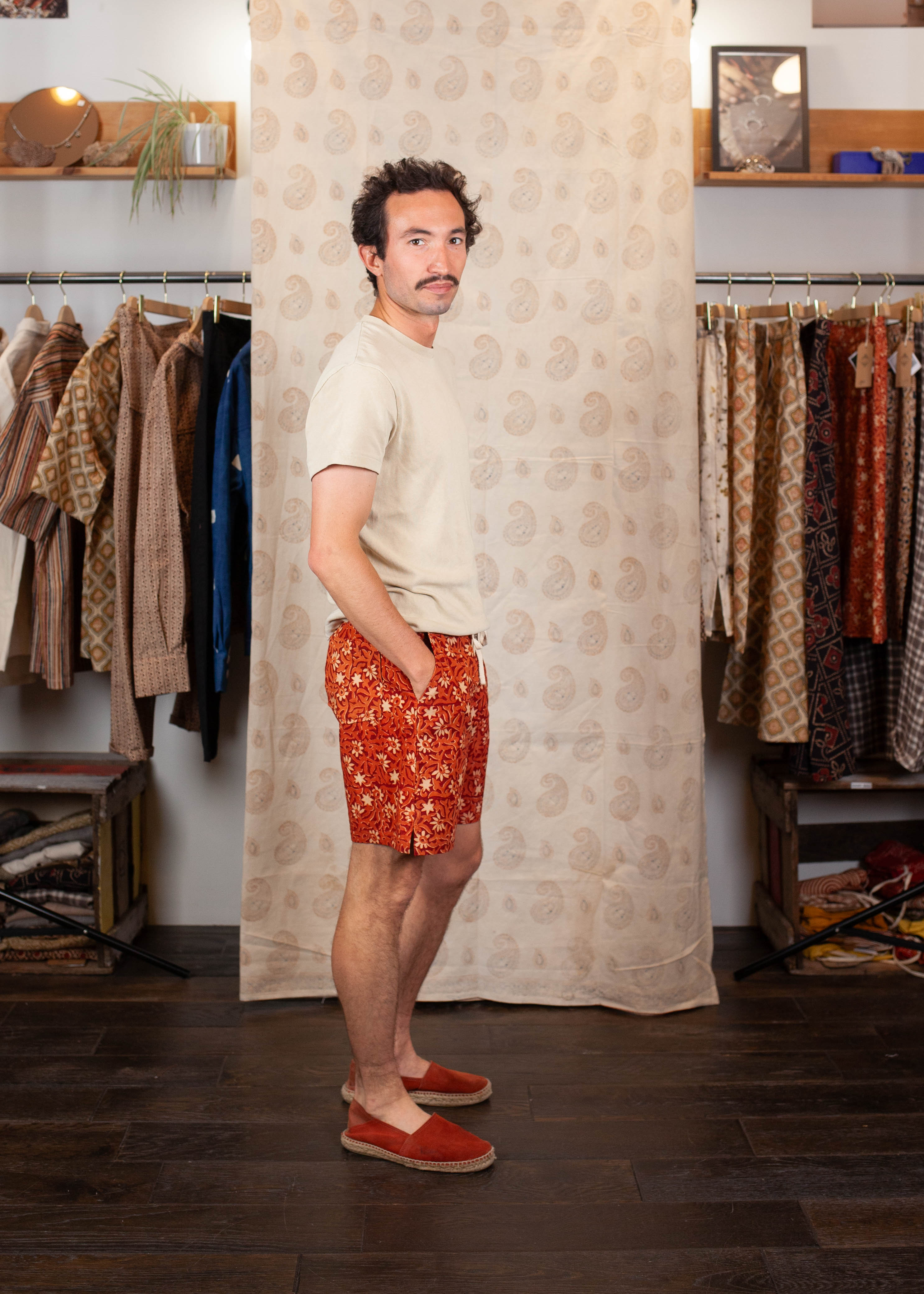 Short Bhuj -Coton bio - Imprimé KALEE (bourgeon)