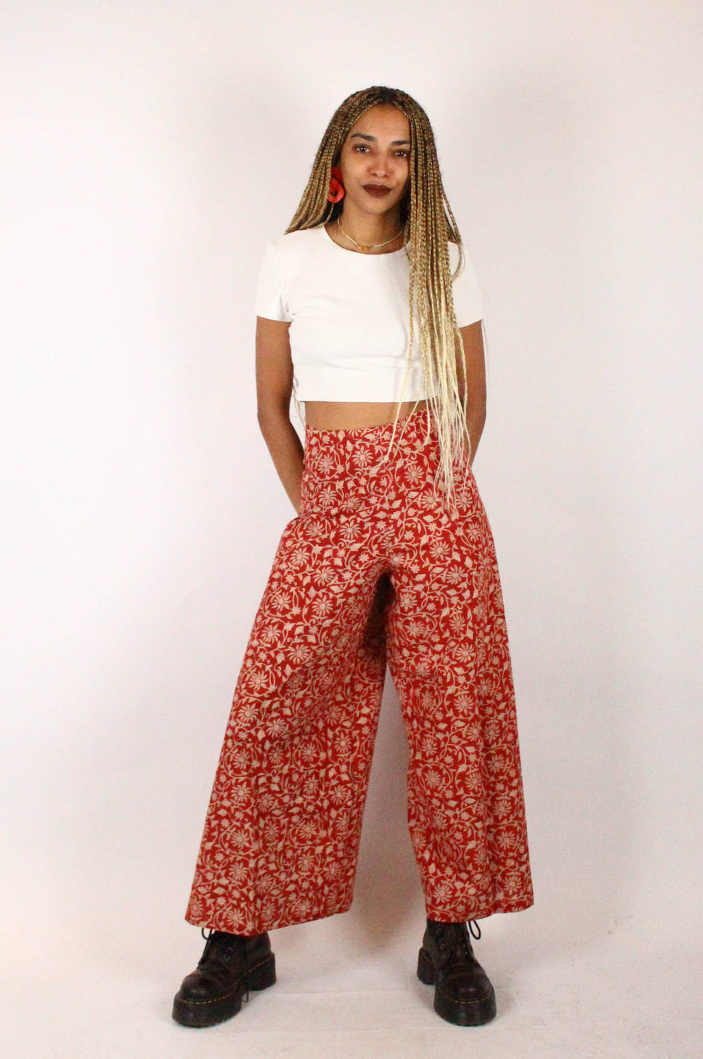 Pantalon SARASWATI - Coton bio - Imprimé BAGEECHA