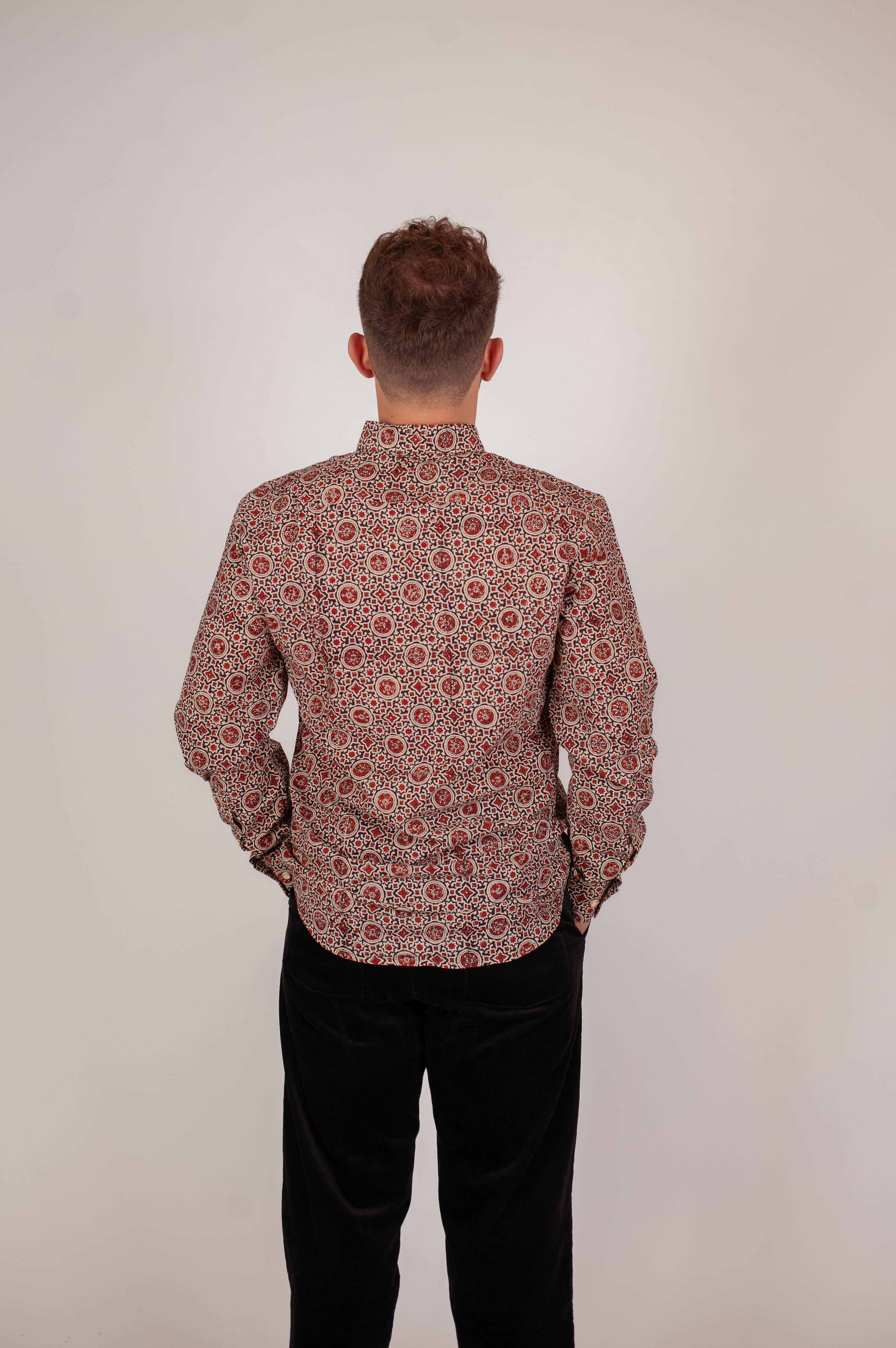 Chemise DARAMSHALA  - Imprimé Mojaik - Coton bio
