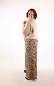 Pantalon SARASWATI - Coton bio - Imprimé Japanese Flower