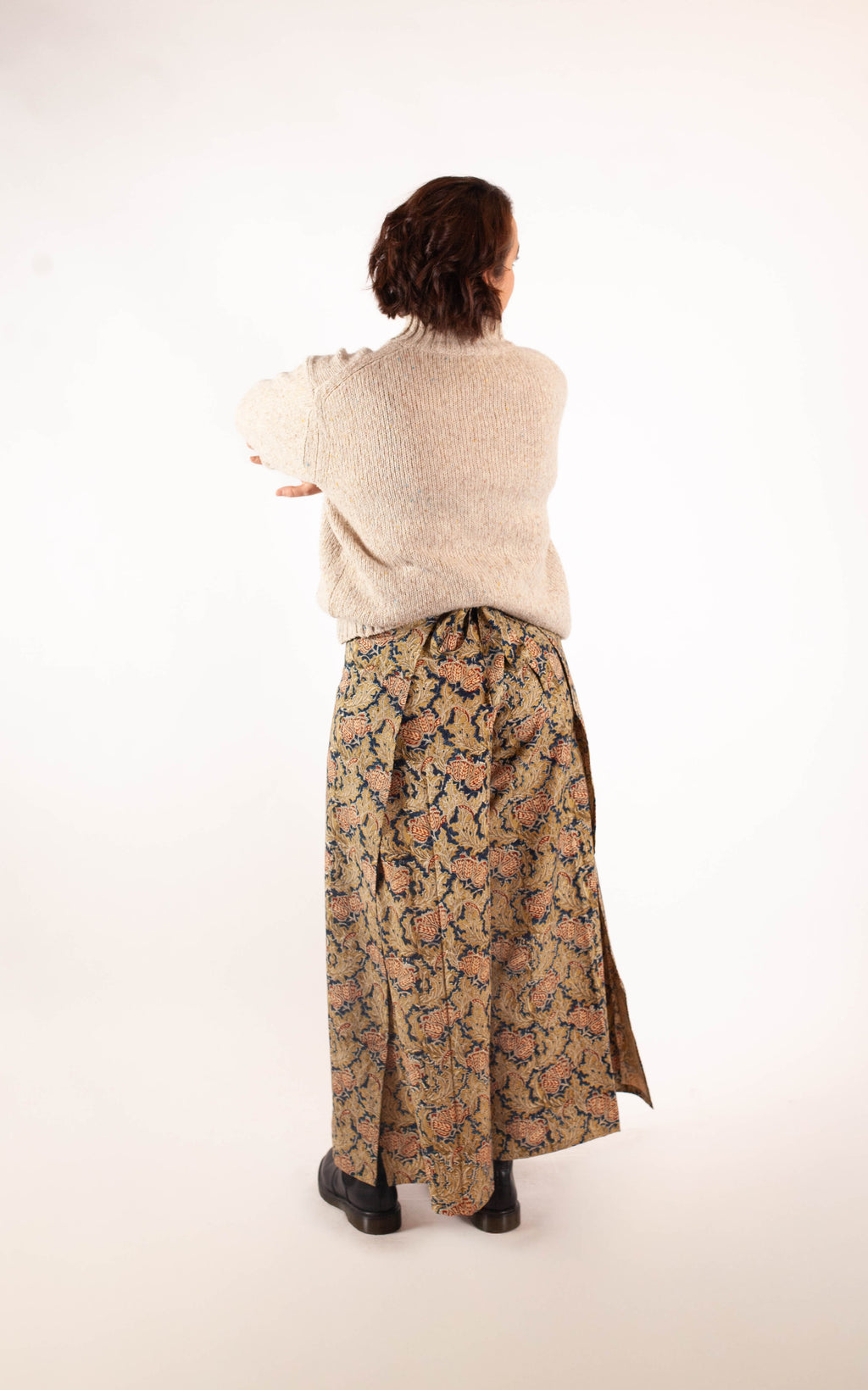 Pantalon SARASWATI - Coton bio - Imprimé Japanese Flower