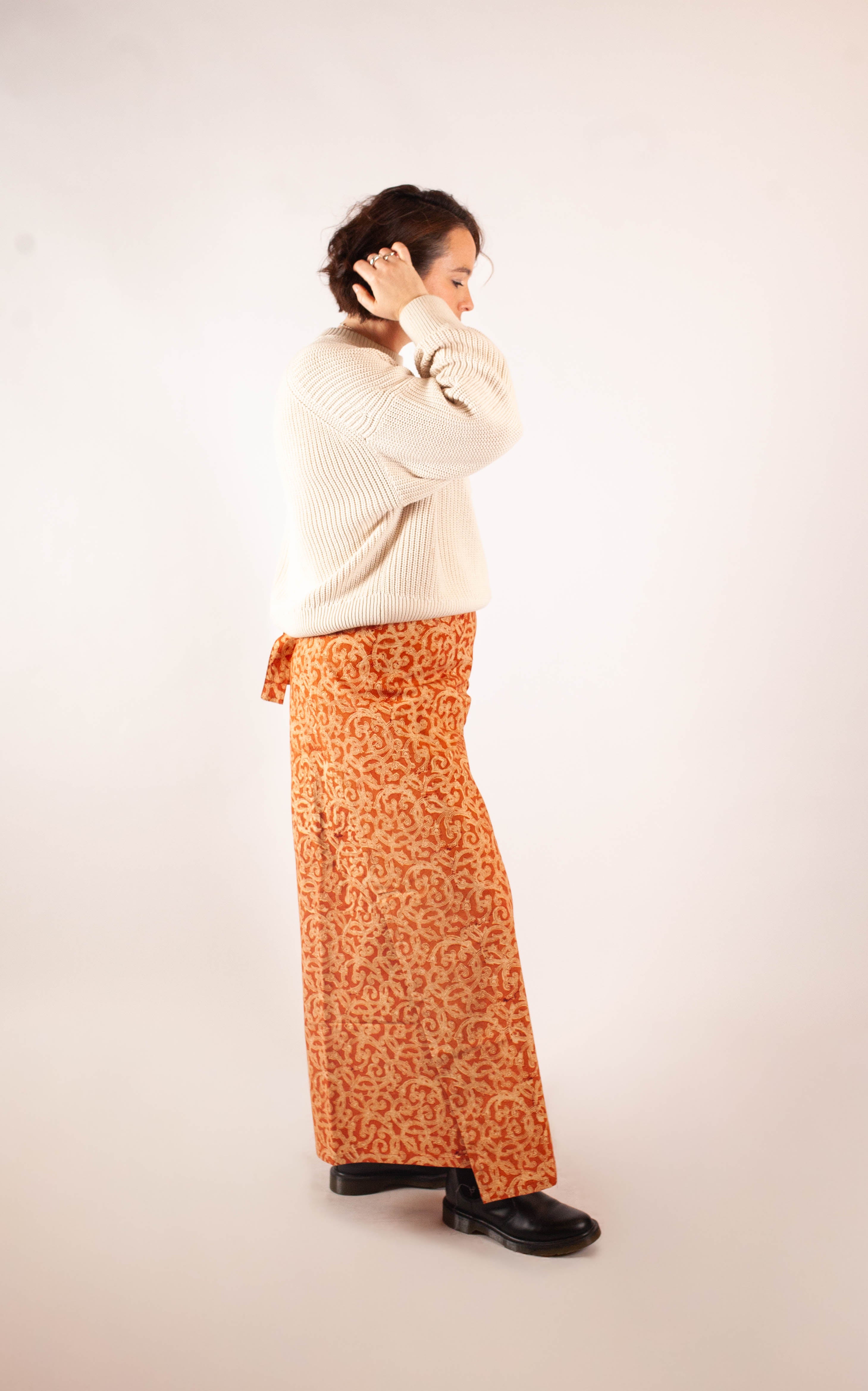 Pantalon SARASWATI - Coton bio - Imprimé Kama