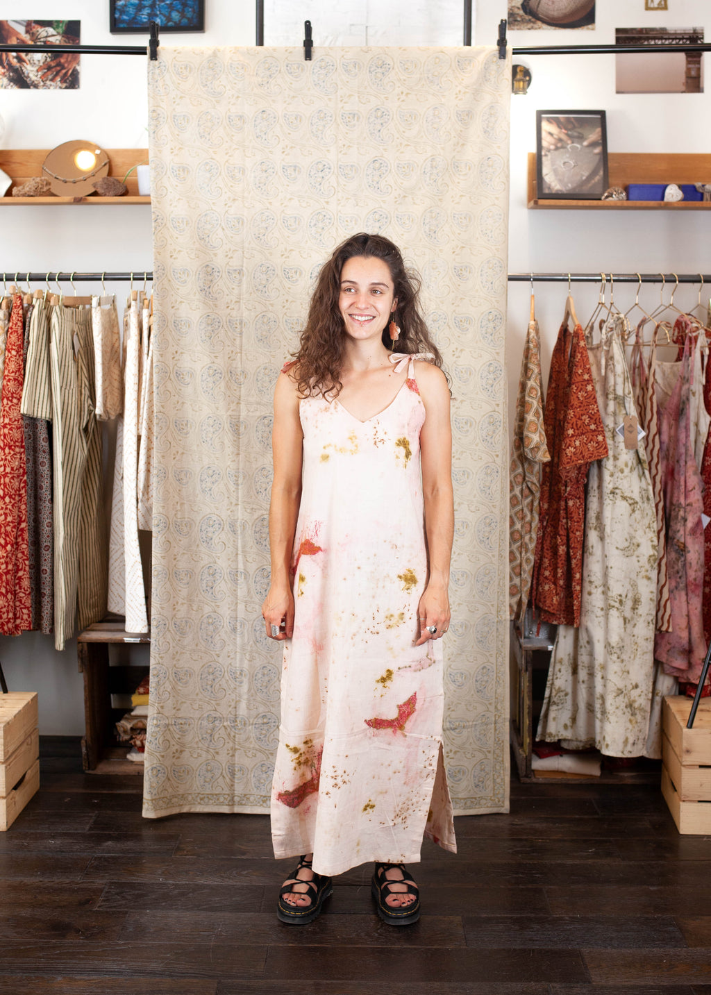 Robe UDUPI - Coton bio - Imprimé BHOR (AUBE)