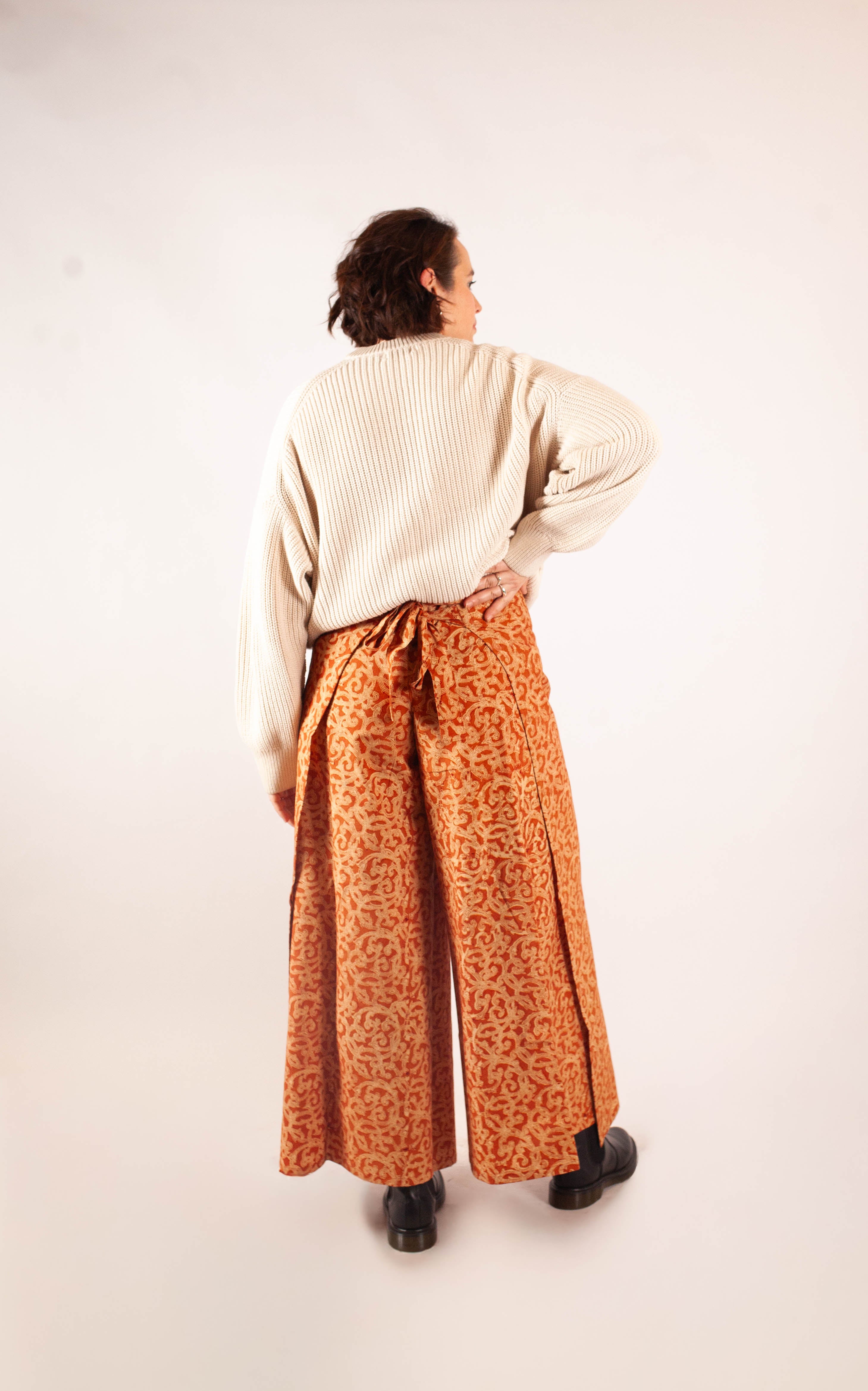 Pantalon SARASWATI - Coton bio - Imprimé Kama