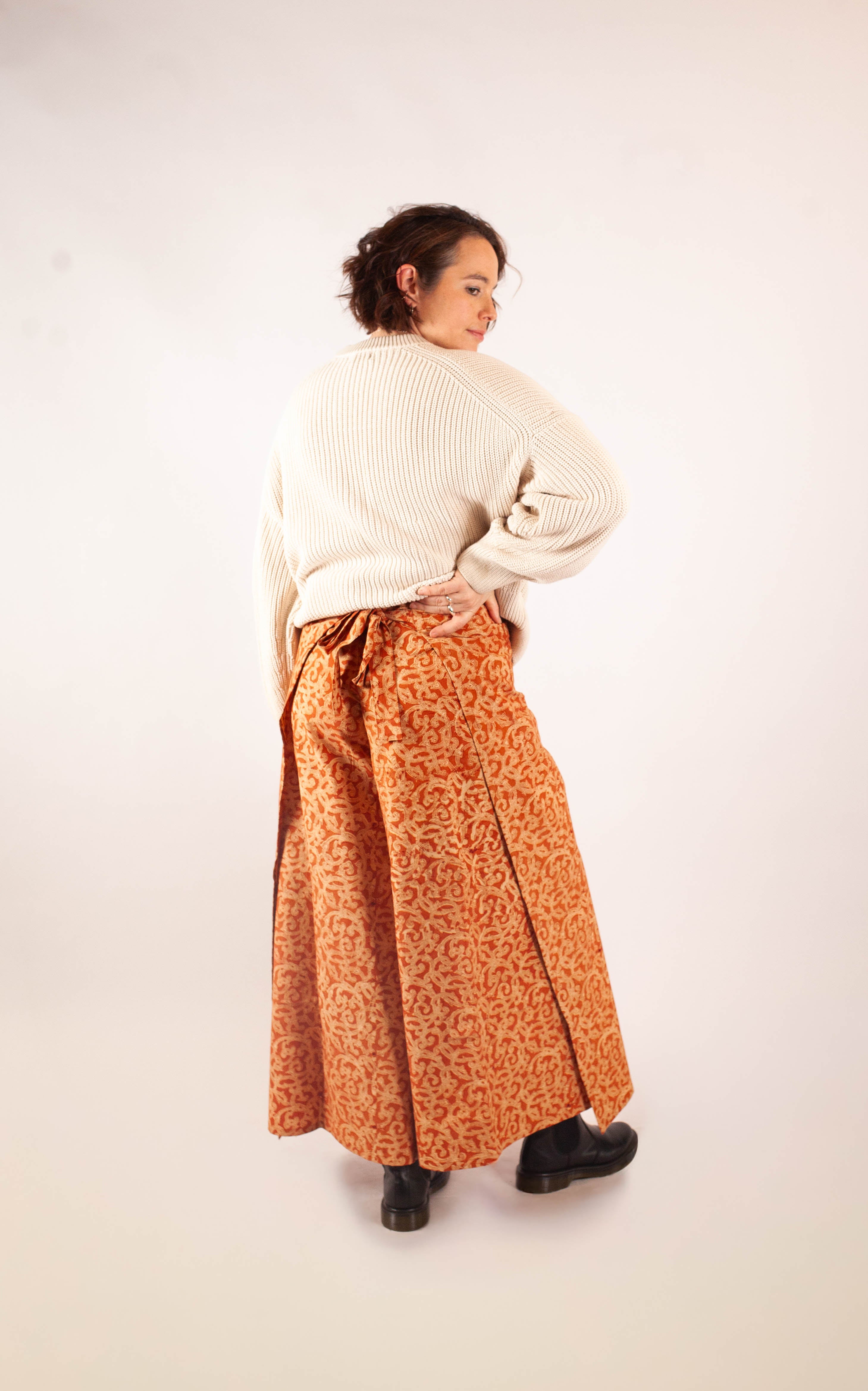 Pantalon SARASWATI - Coton bio - Imprimé Kama