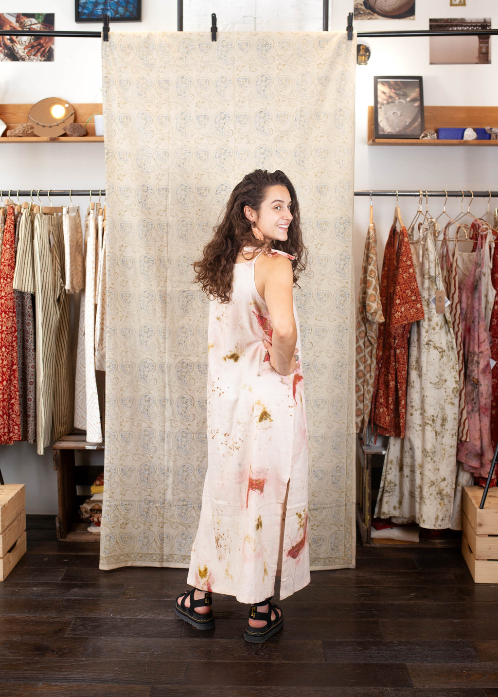 Robe UDUPI - Coton bio - Imprimé BHOR (AUBE)