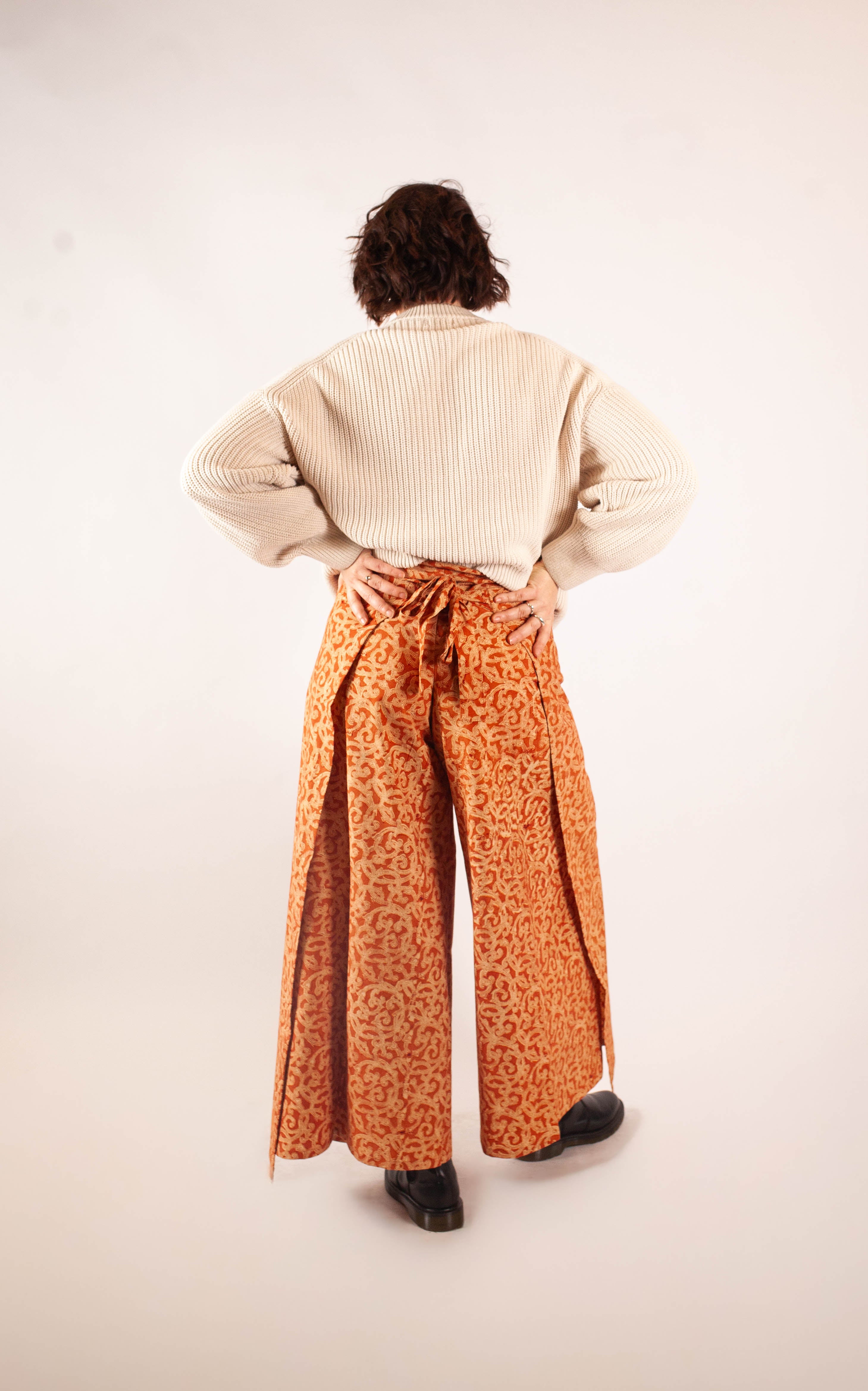 Pantalon SARASWATI - Coton bio - Imprimé Kama