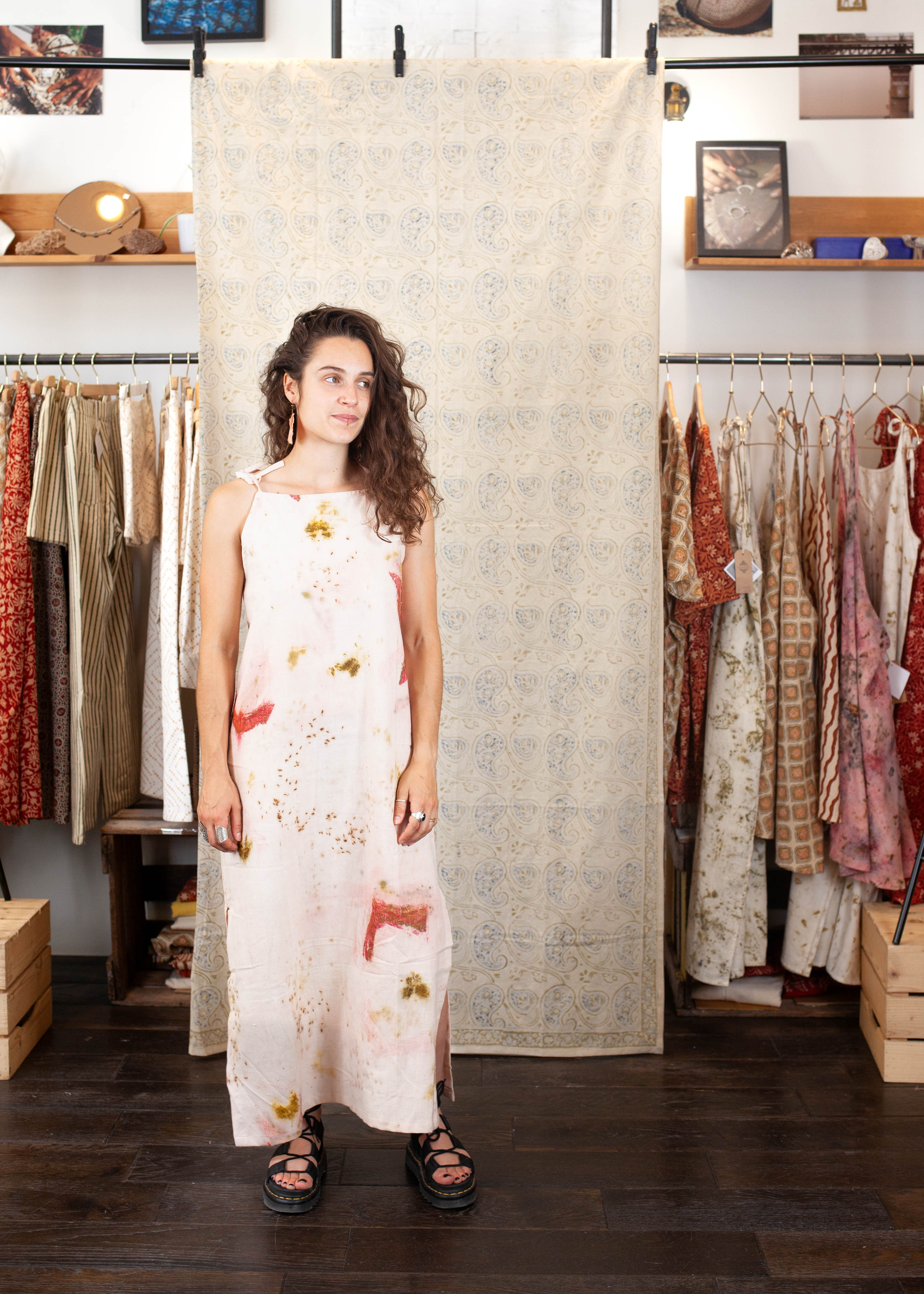 Robe UDUPI - Coton bio - Imprimé BHOR (AUBE)