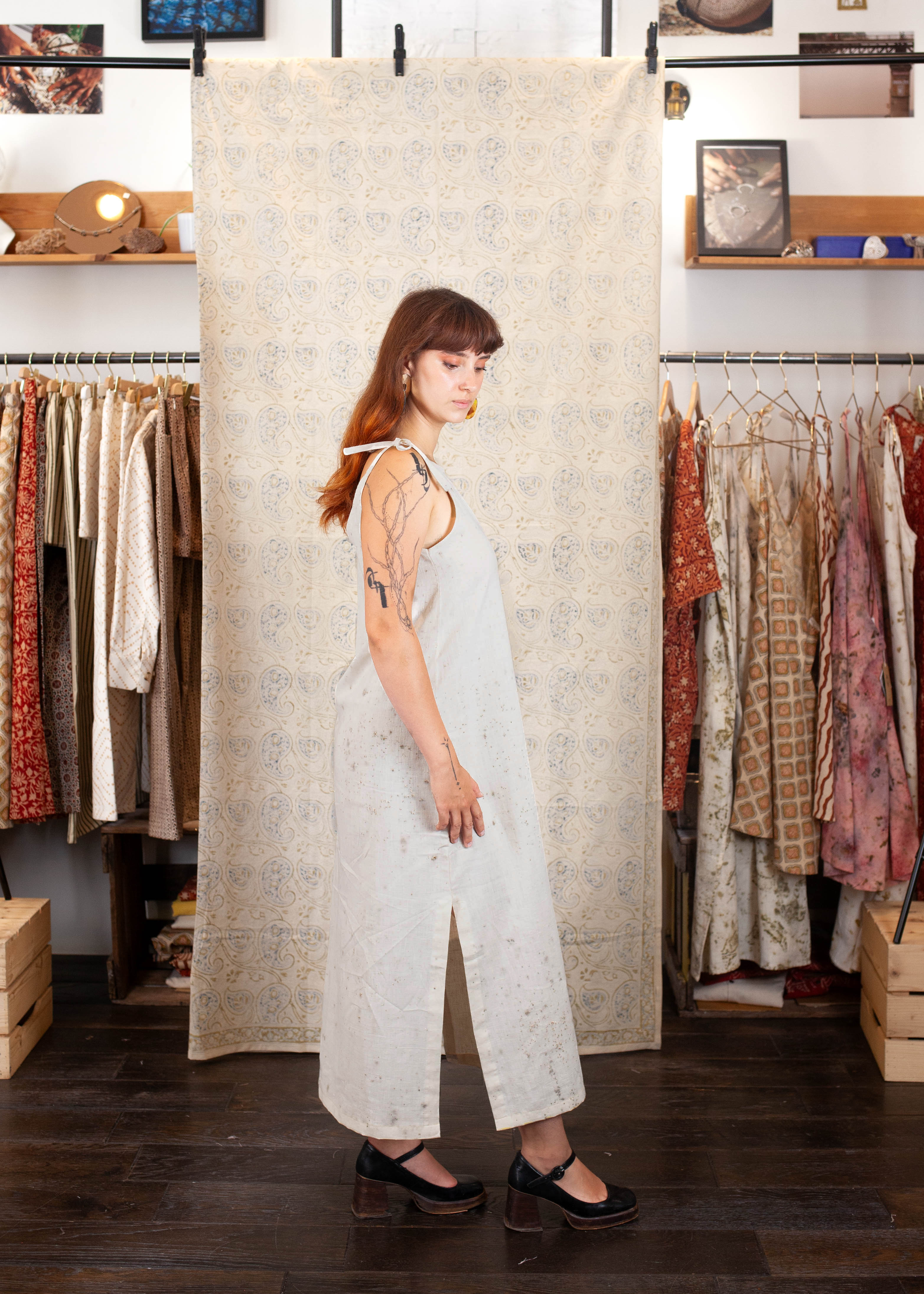 Robe UDUPI - Coton bio - Imprimé RAAT (NUIT)
