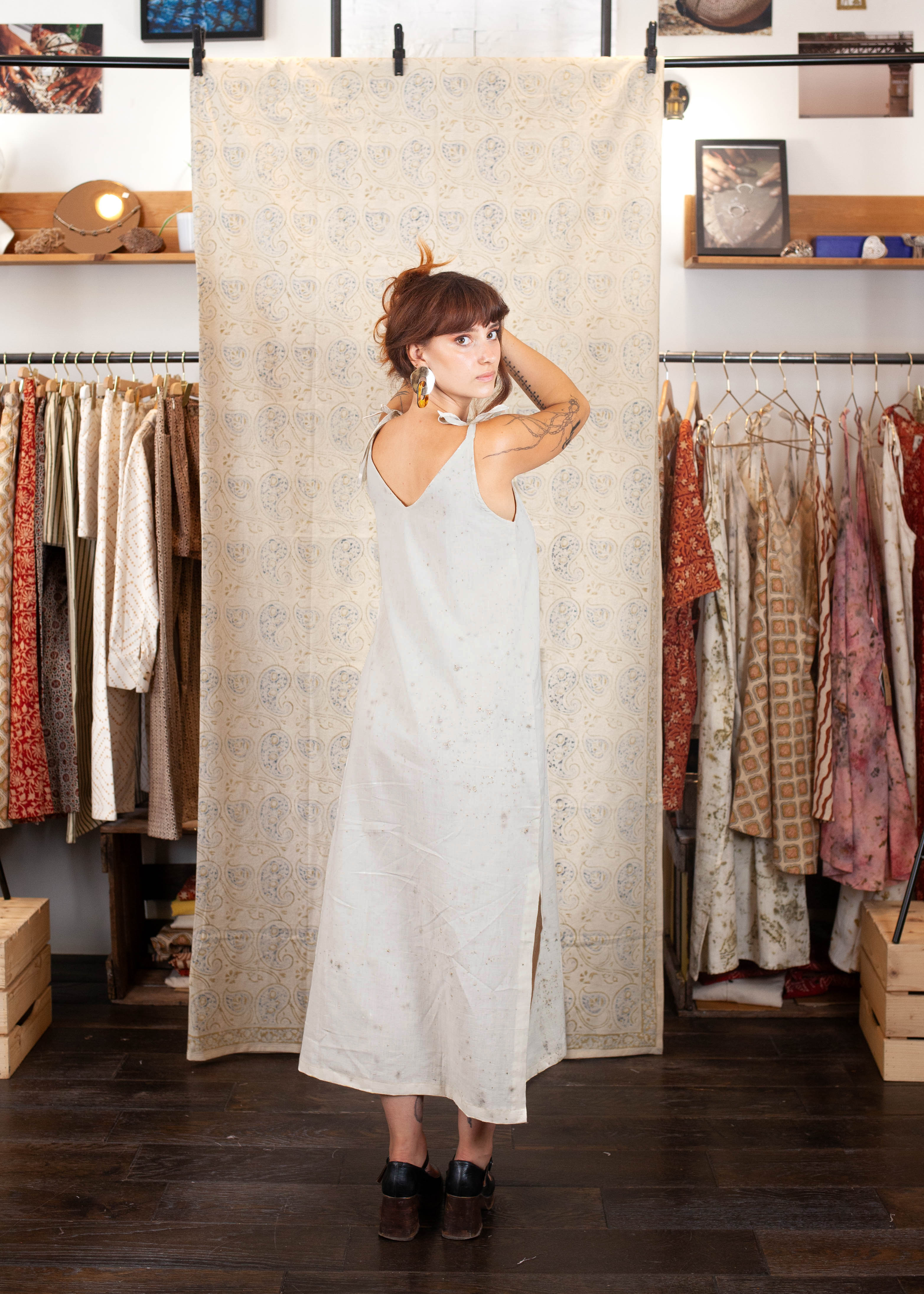 Robe UDUPI - Coton bio - Imprimé RAAT (NUIT)