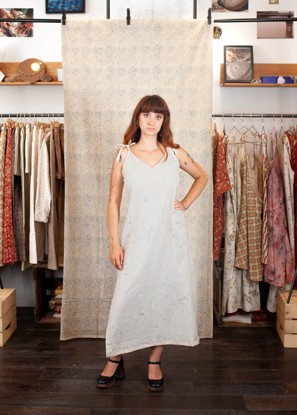 Robe UDUPI - Coton bio - Imprimé RAAT (NUIT)