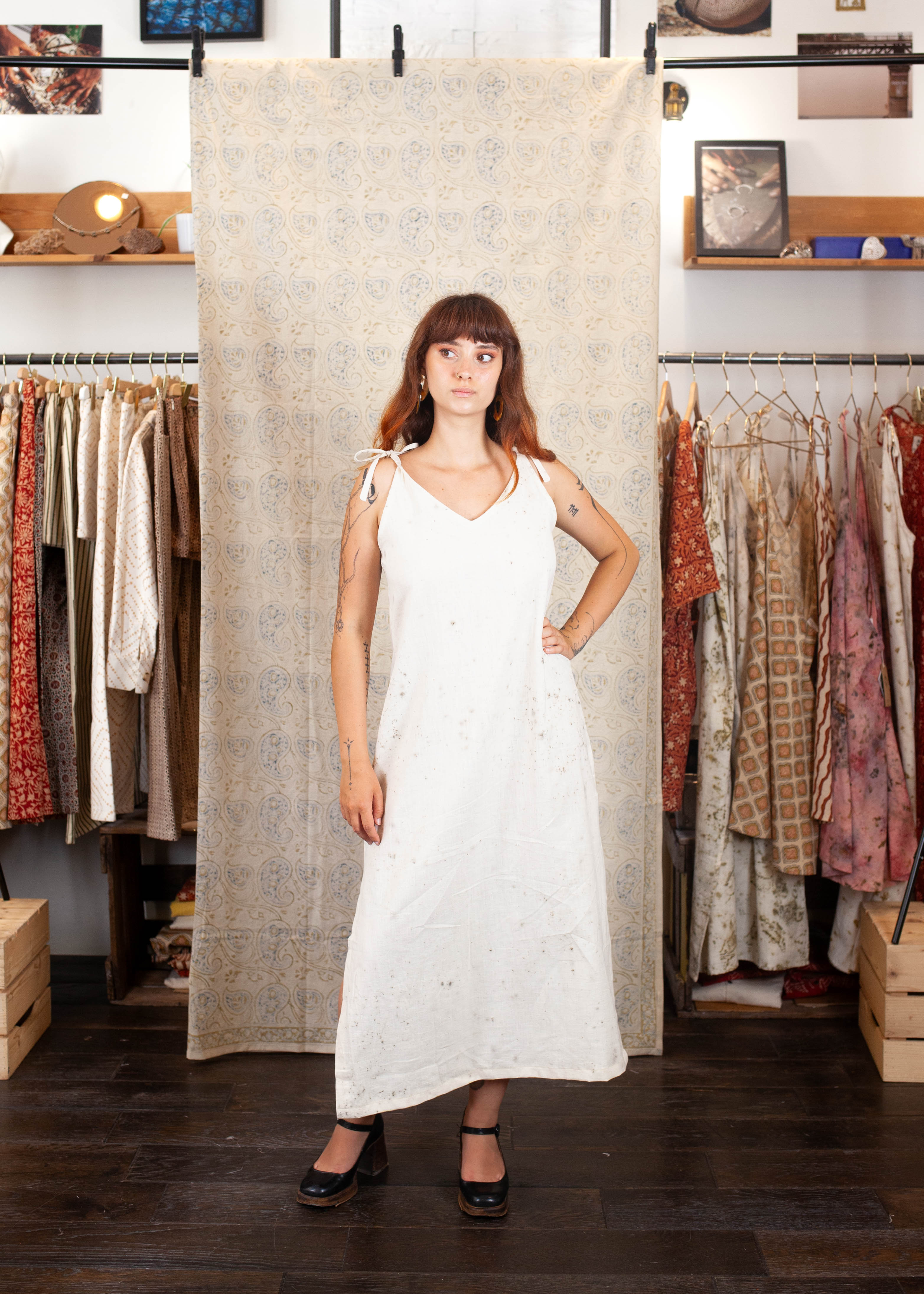 Robe UDUPI - Coton bio - Imprimé RAAT (NUIT)