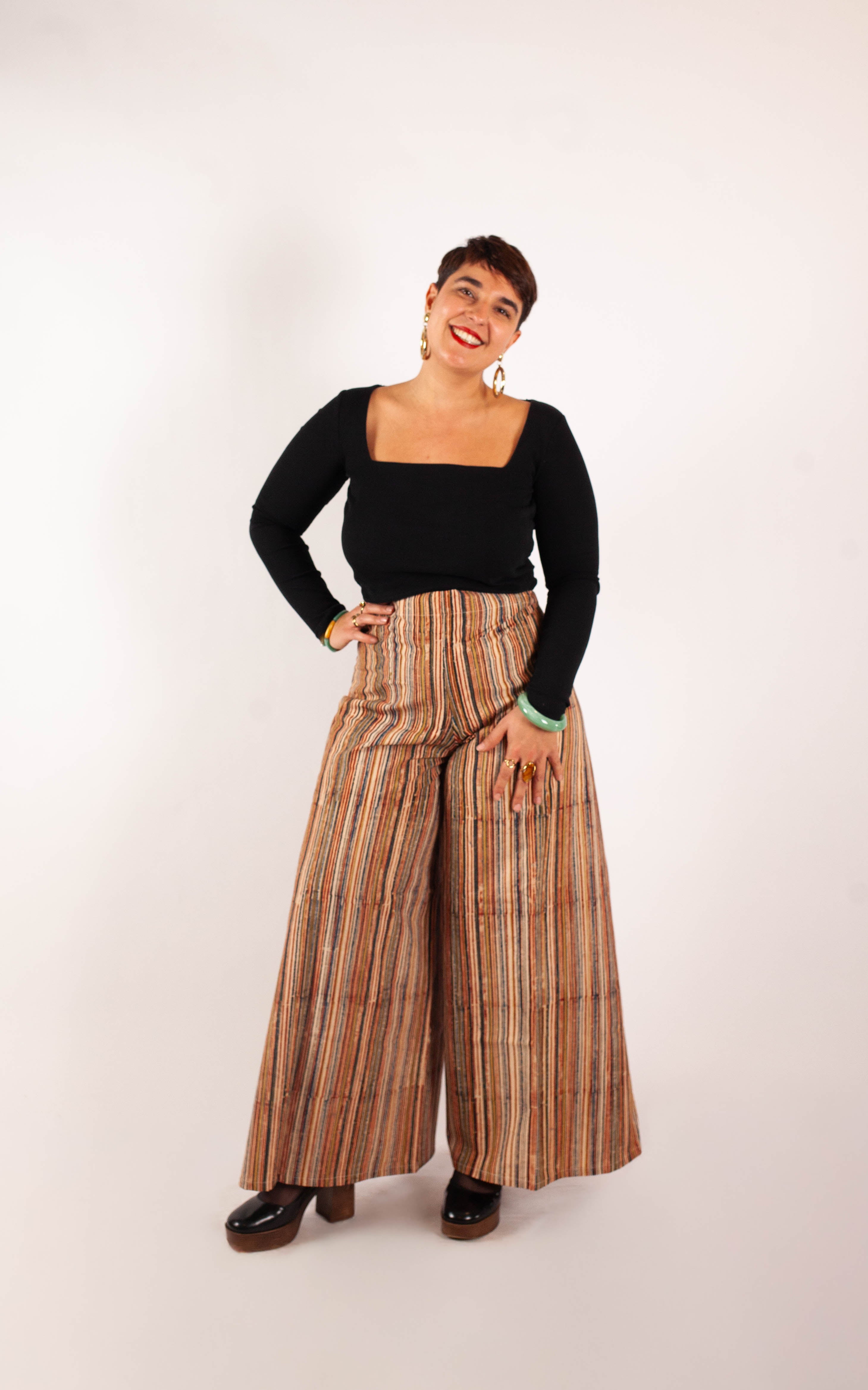 Pantalon Saraswati - Imprimé ARUNACHALA - coton bio