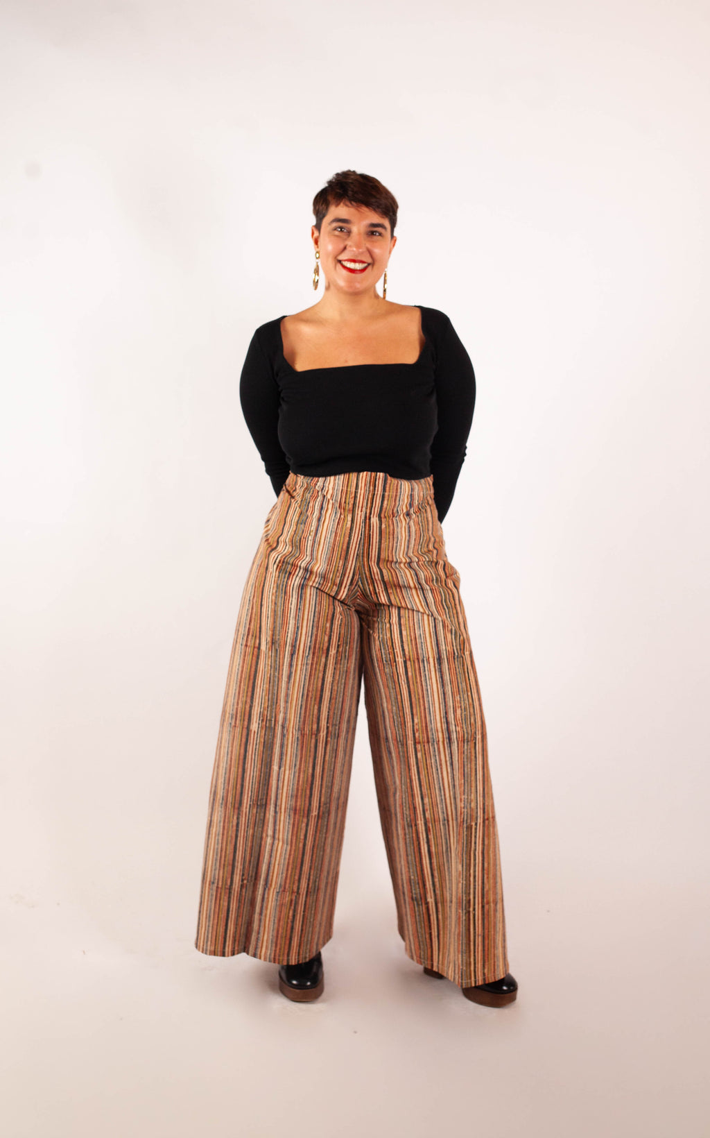 Pantalon Saraswati - Imprimé ARUNACHALA - coton bio