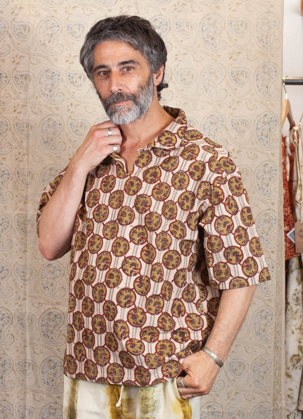 T-shirt KURTA V.4 - Coton bio - Imprimé JAD (RACINES)