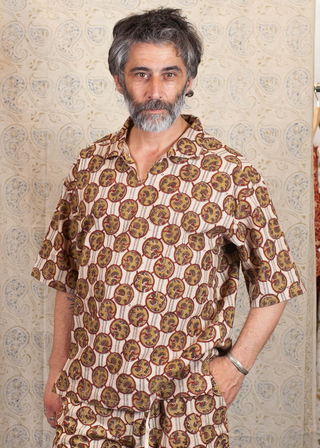 T-shirt KURTA V.4 - Coton bio - Imprimé JAD (RACINES)