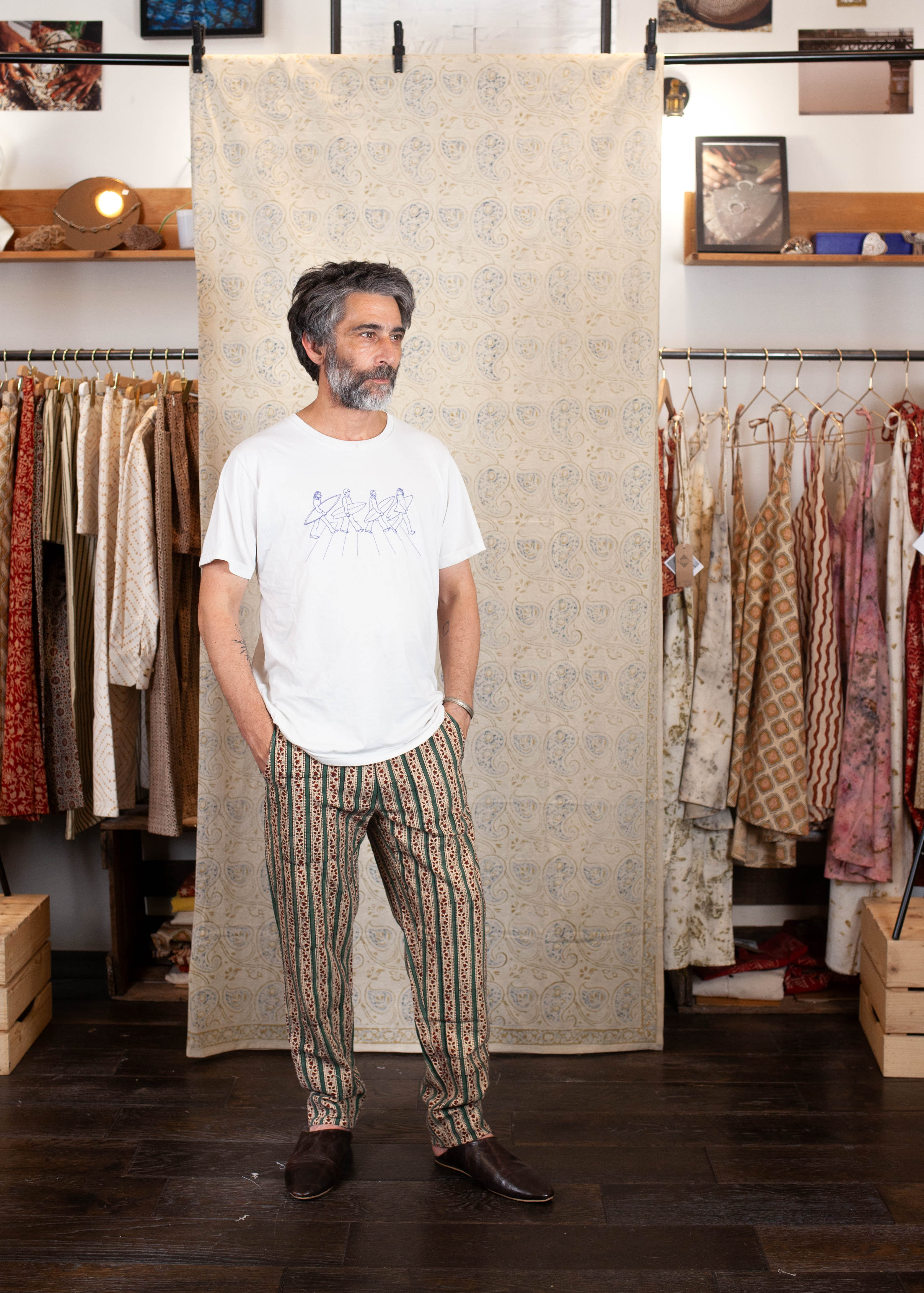 Pantalon Hosur - Coton bio - Imprimé JASMIN