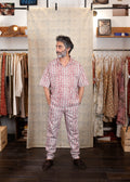 T-shirt KURTA V.4 - Coton bio - Imprimé ROSE