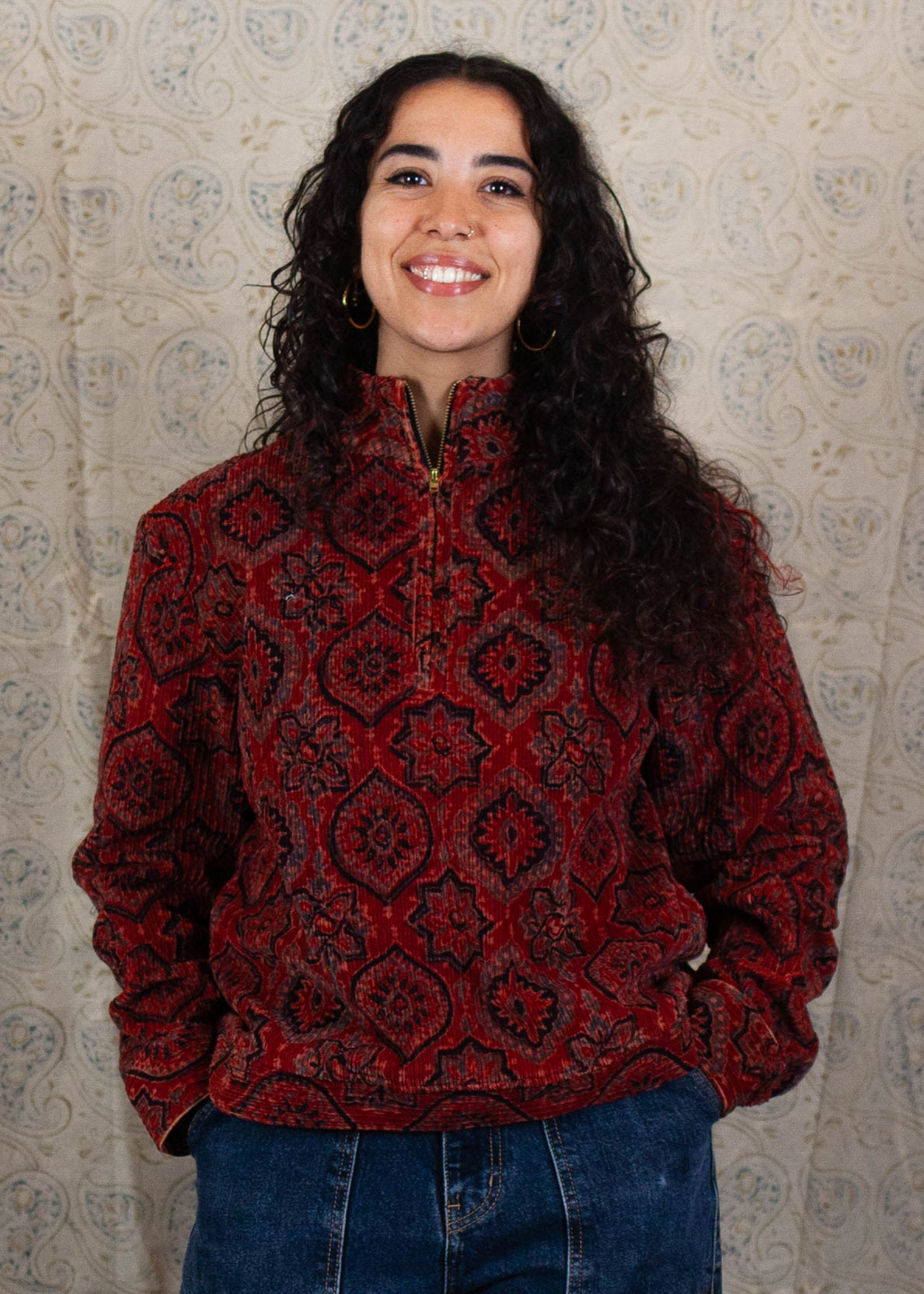Sweat-shirt BARASTIA - Coton bio - Imprimé JEEVAN (vie)