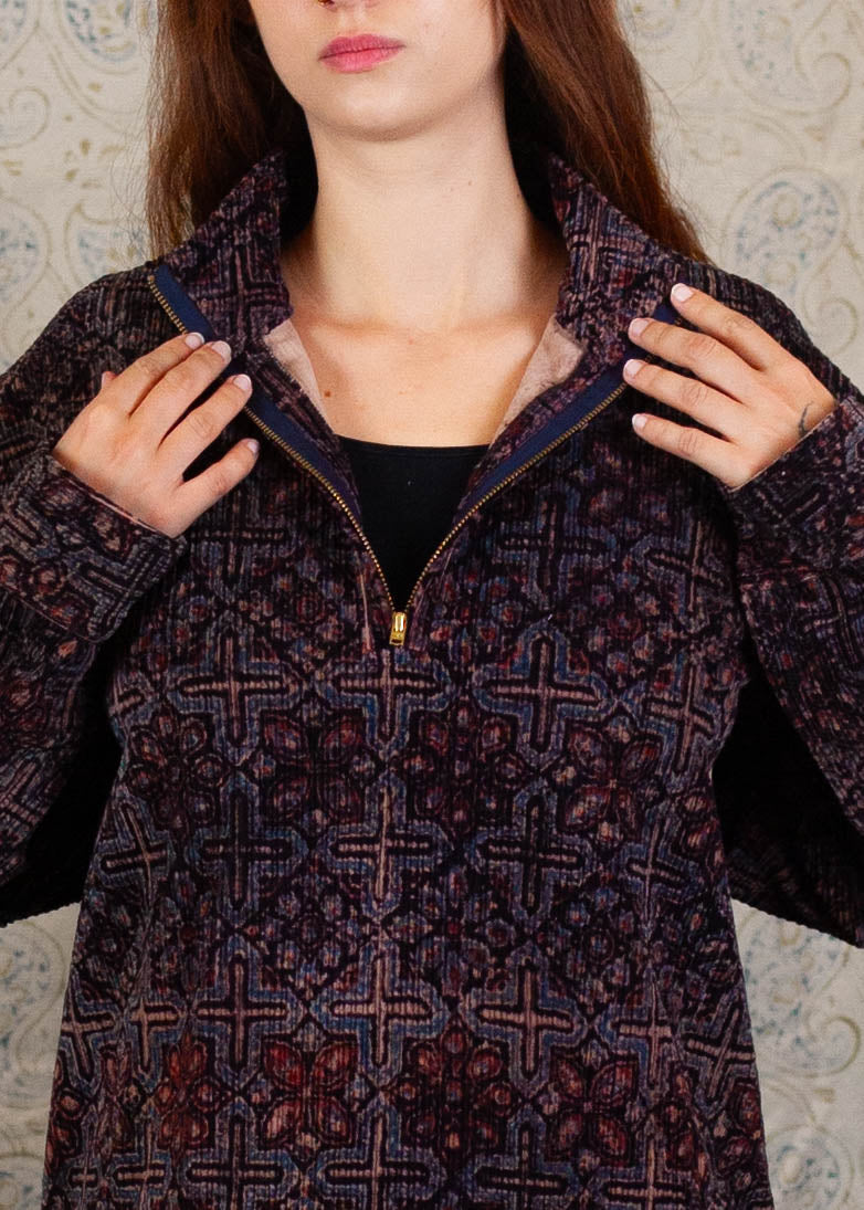 Sweat-shirt BARASTIA - Coton bio - Imprimé AAINA (miroir)