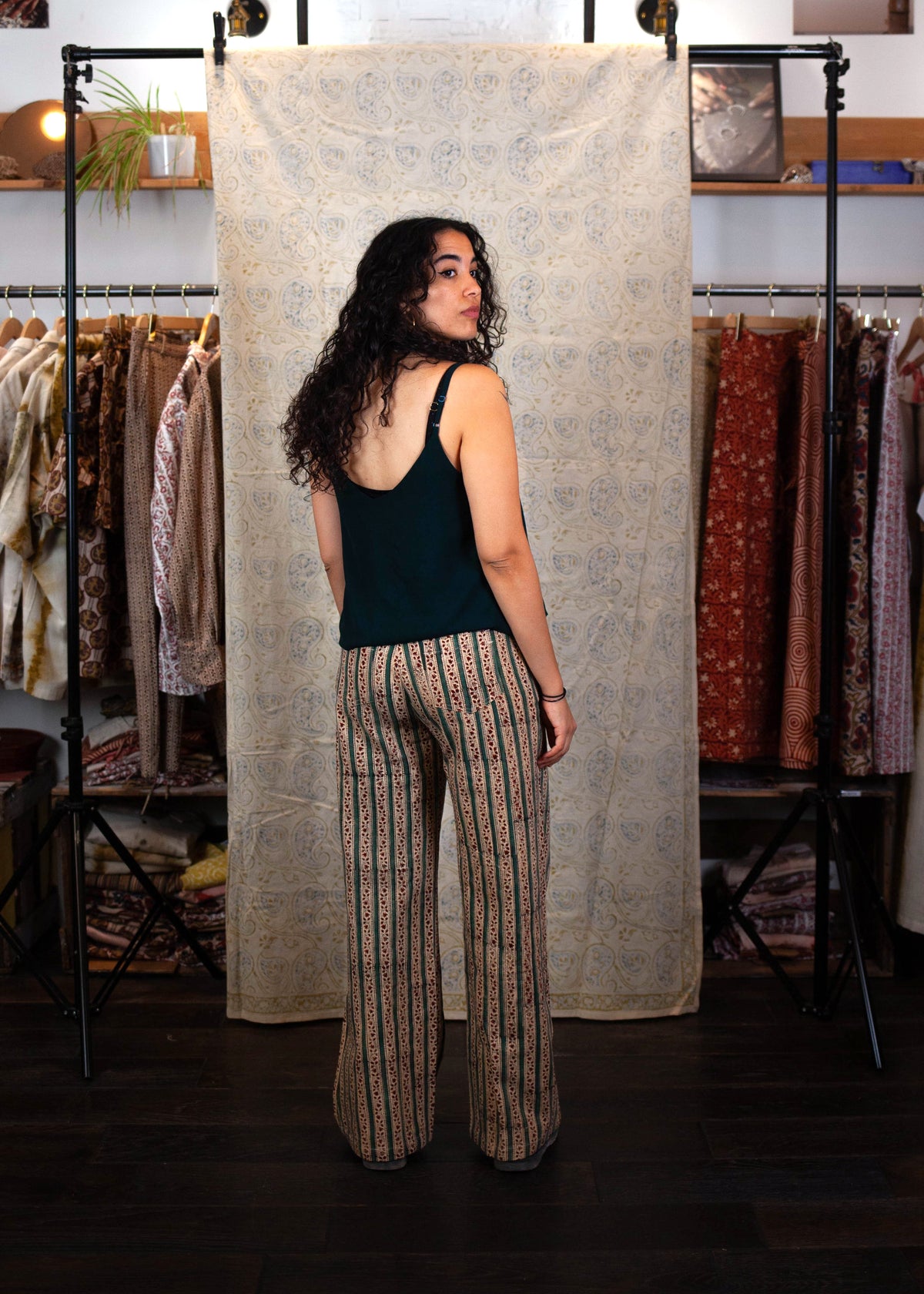 Pantalon GWALIOR - Coton bio - Coloris JASMIN
