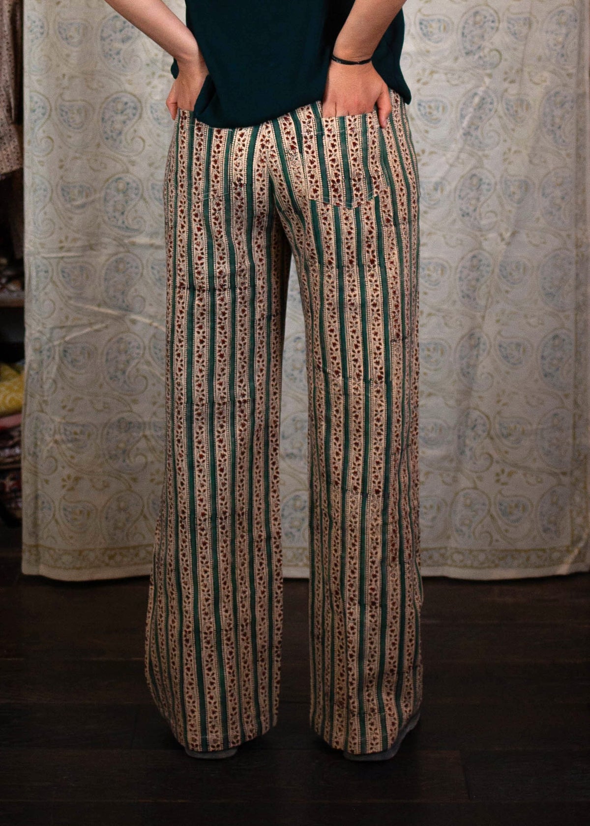 Pantalon GWALIOR - Coton bio - Coloris JASMIN