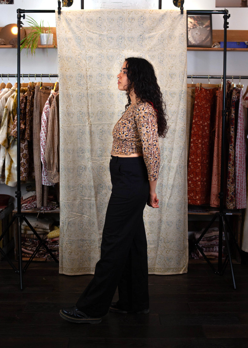 Pantalon GWALIOR - Coton bio - Coloris Kala Kaua