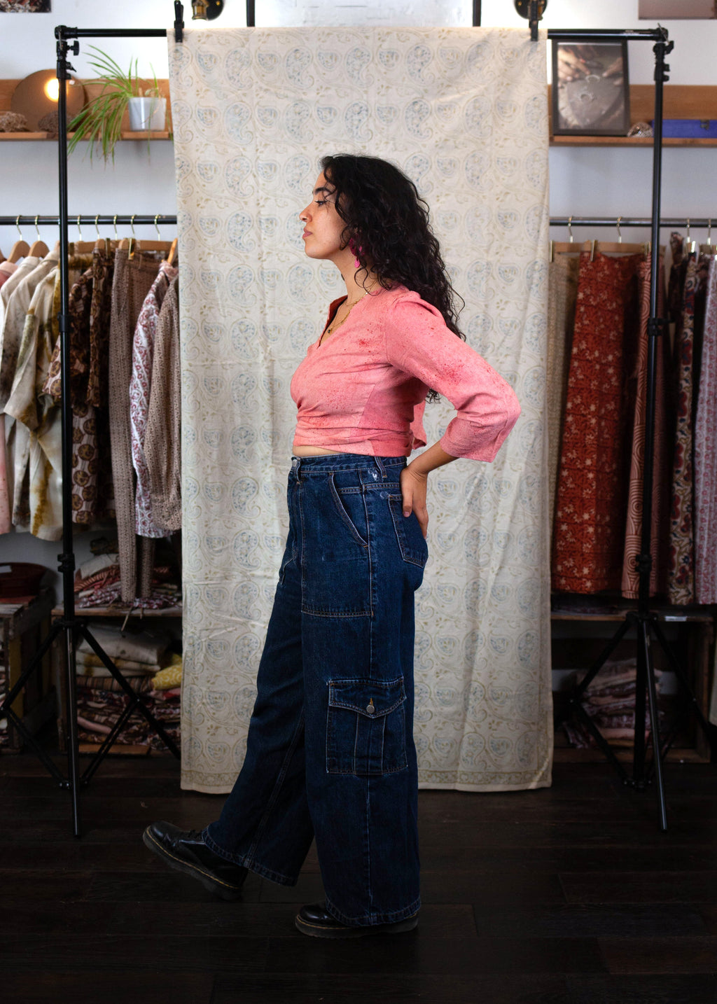 Top BENARES - Imprimé Manjishta - Coton bio