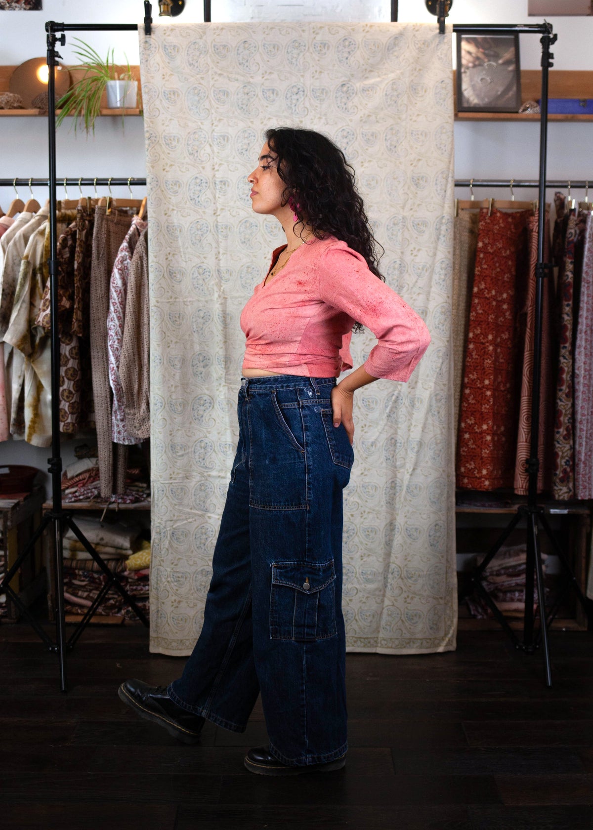 Top BENARES - Imprimé Manjishta - Coton bio