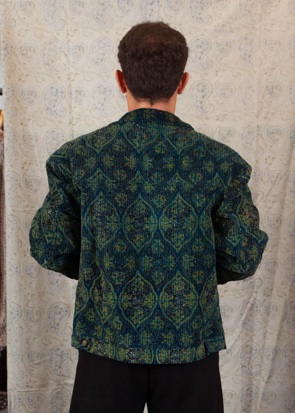 Veste SKANDA - Velours côtelé - Imprimé UTPATTI (origine)