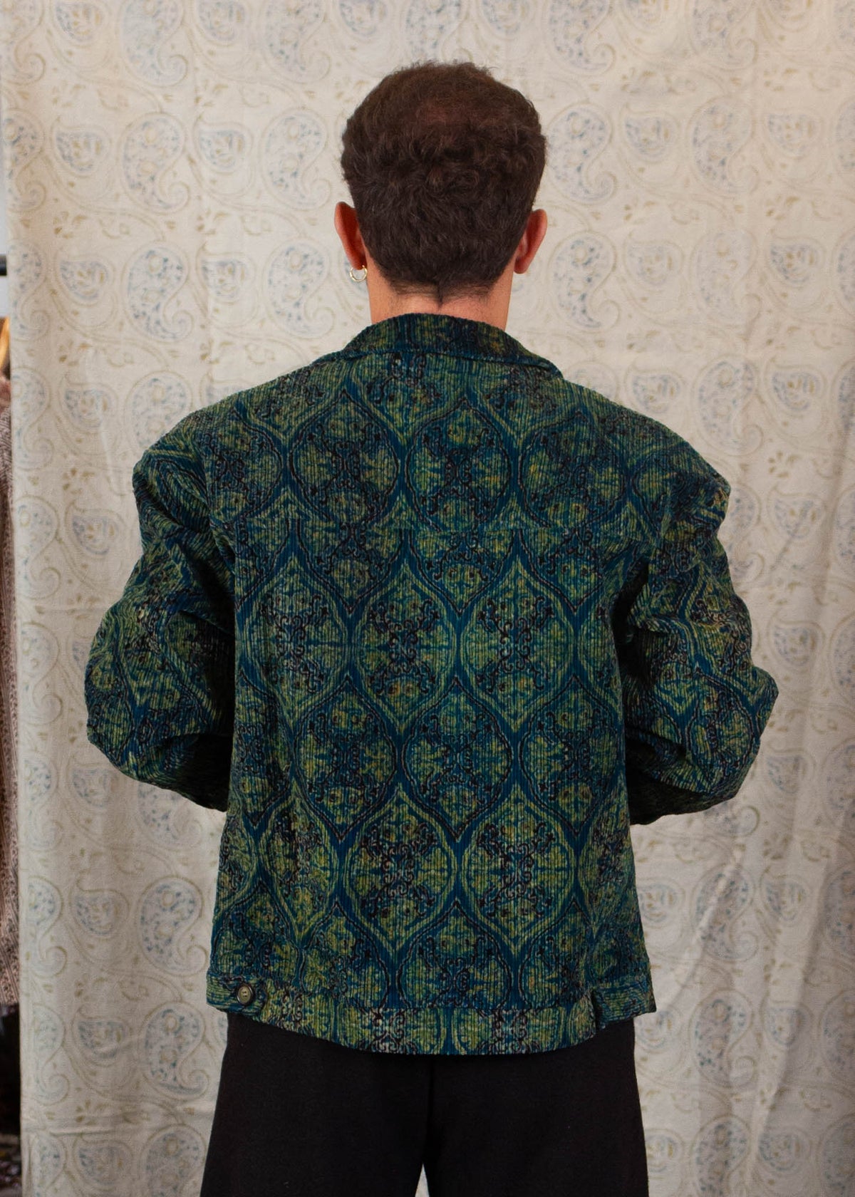 Veste SKANDA - Velours côtelé - Imprimé UTPATTI (origine)