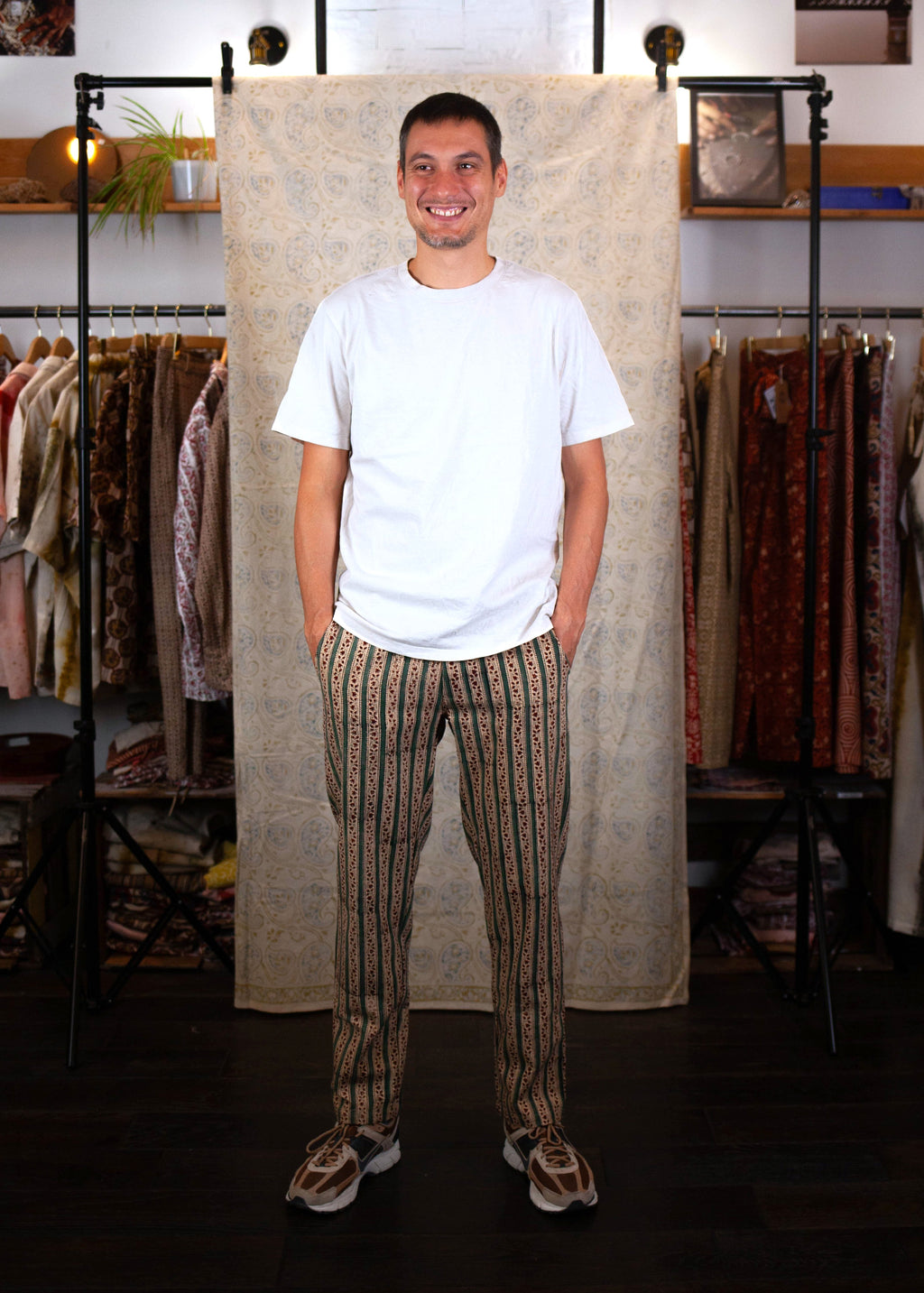 Pantalon Hosur - Coton bio - Imprimé JASMIN