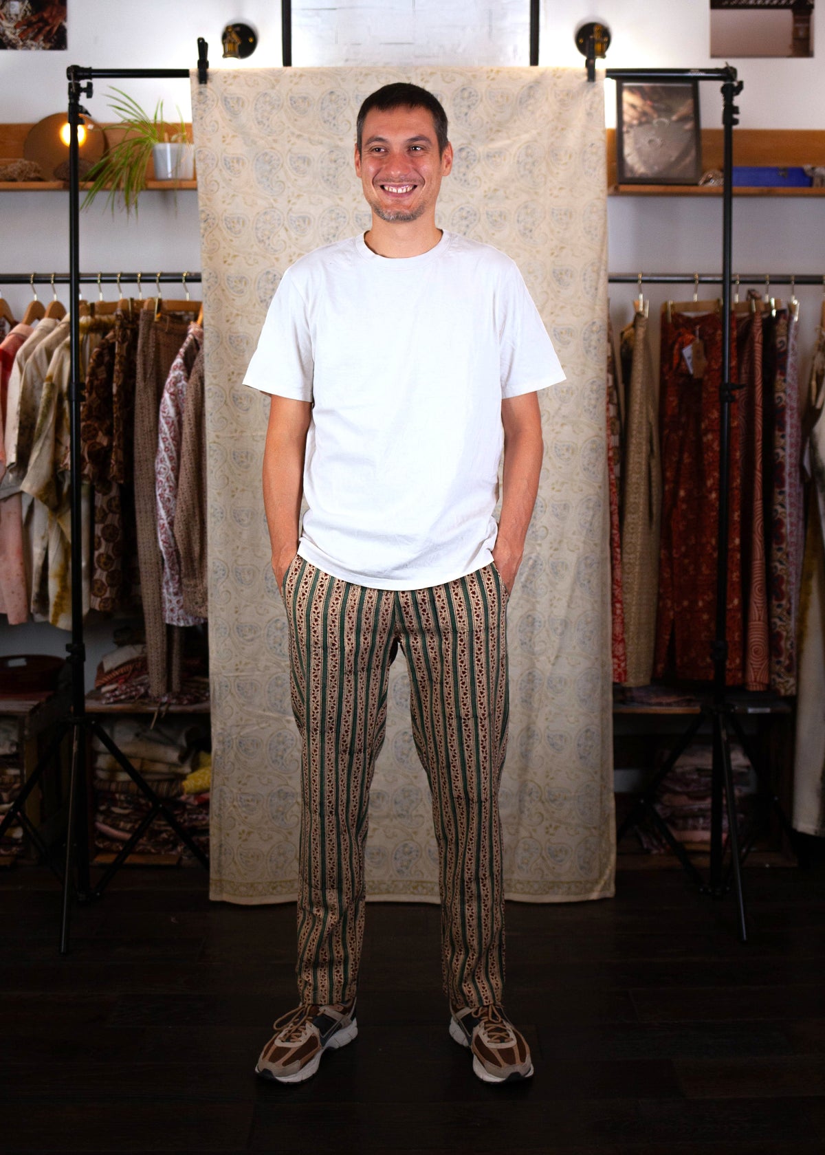 Pantalon Hosur - Coton bio - Imprimé JASMIN