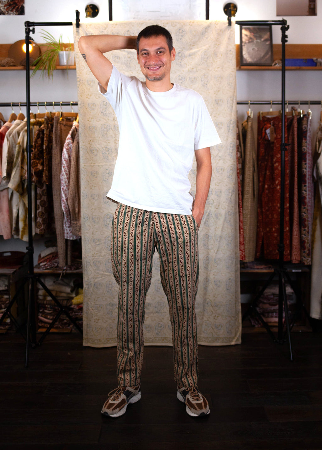Pantalon Hosur - Coton bio - Imprimé JASMIN