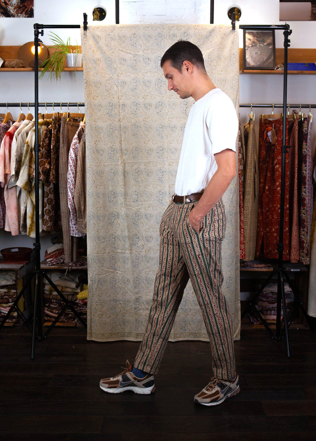 Pantalon Hosur - Coton bio - Imprimé JASMIN