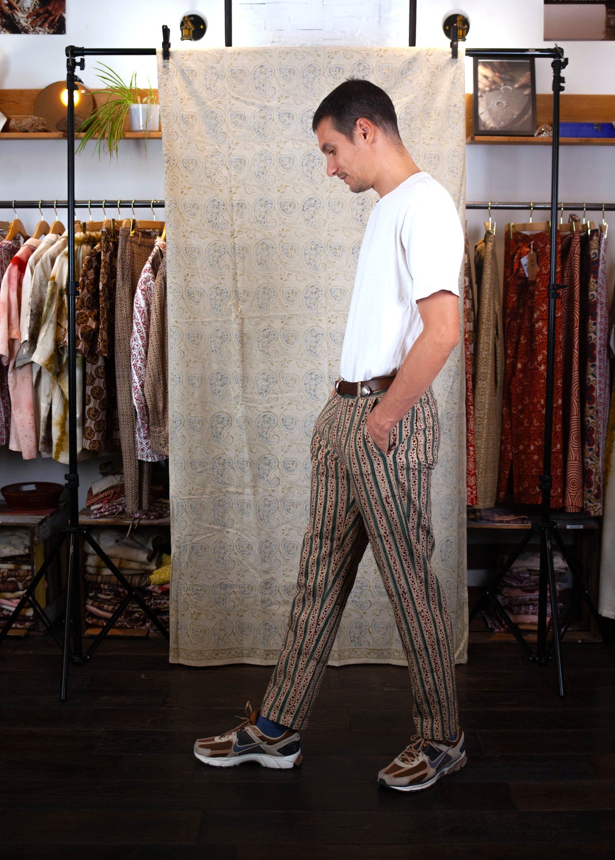 Pantalon Hosur - Coton bio - Imprimé JASMIN