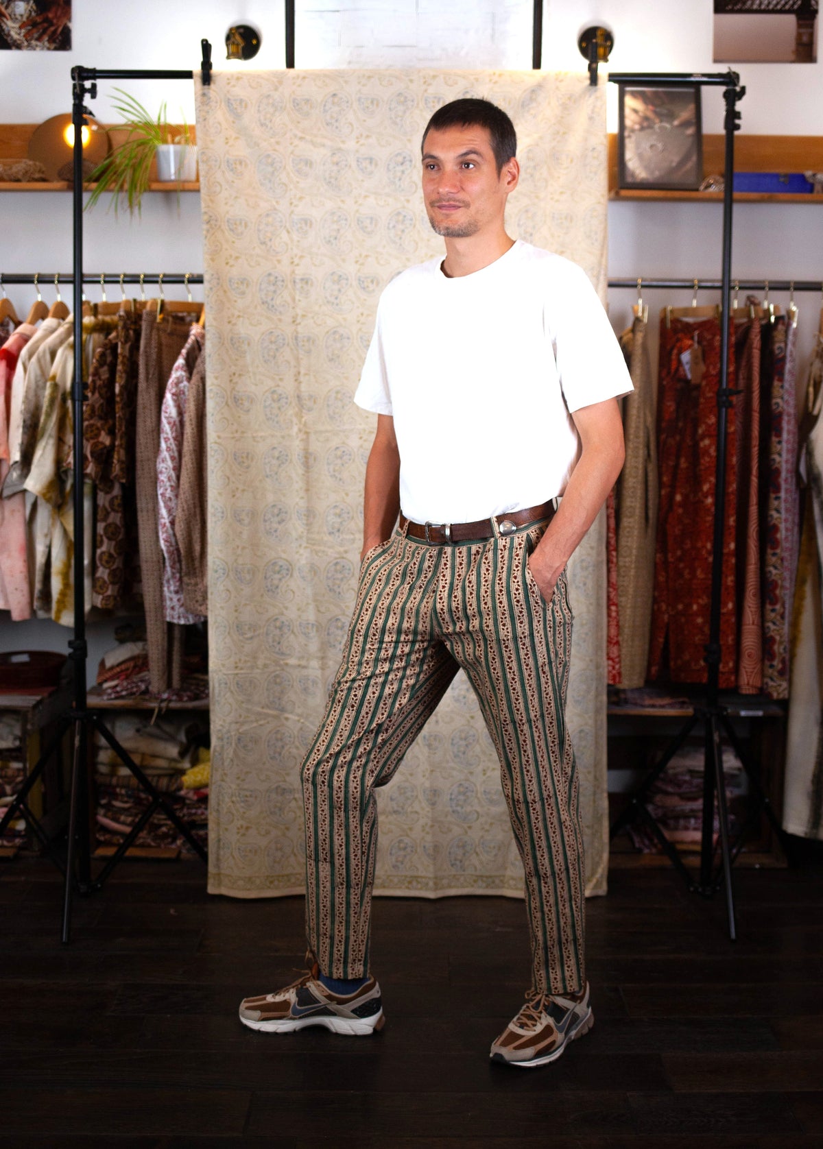 Pantalon Hosur - Coton bio - Imprimé JASMIN
