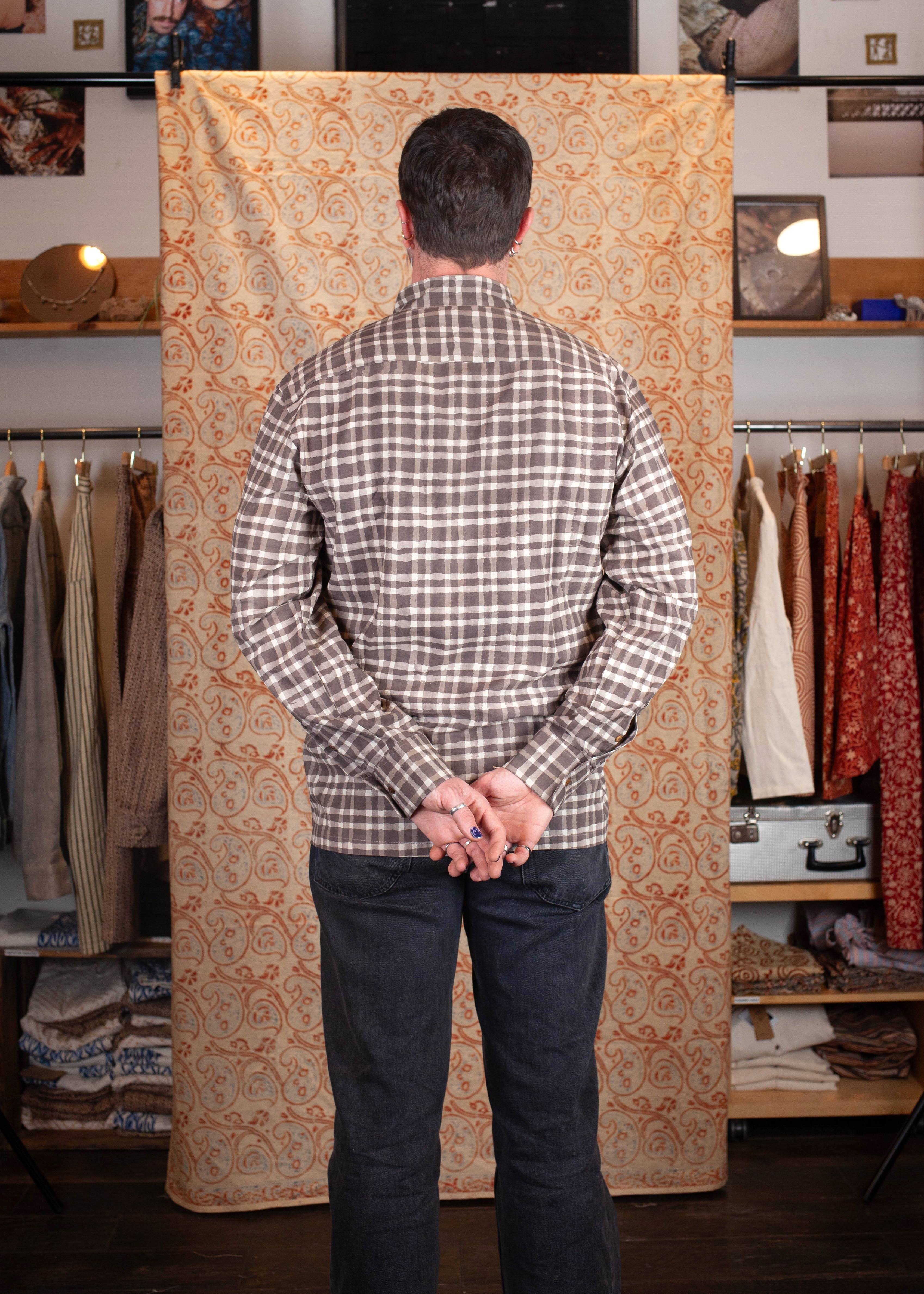 Chemise DARAMSHALA V.2 - Coton bio - Imprimé ADRSHY (invisible)