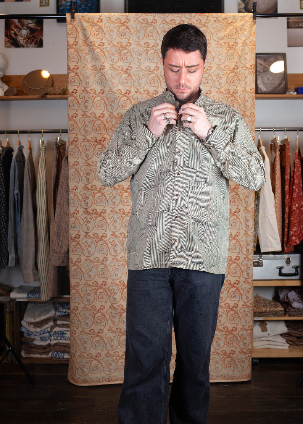 Chemise DARAMSHALA V.2 - Coton bio - Imprimé PRISME