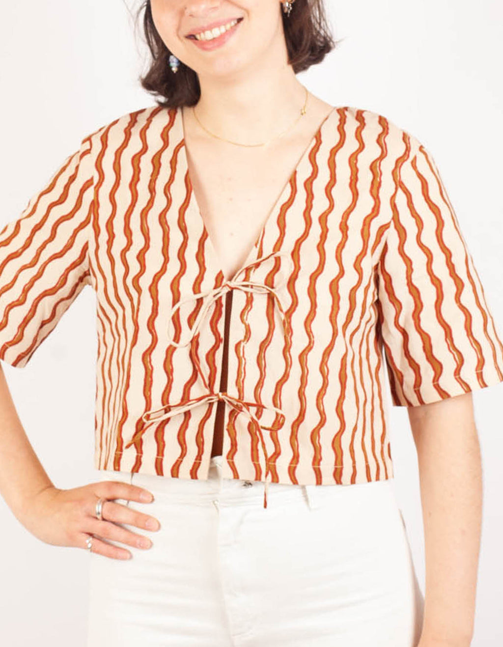 Top BOBBILI - Coton bio - Imprimé KSHAN (l'instant)