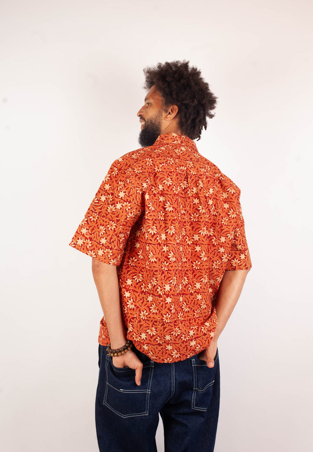 Chemise Linga -Coton bio - Imprimé KALEE (bourgeon)