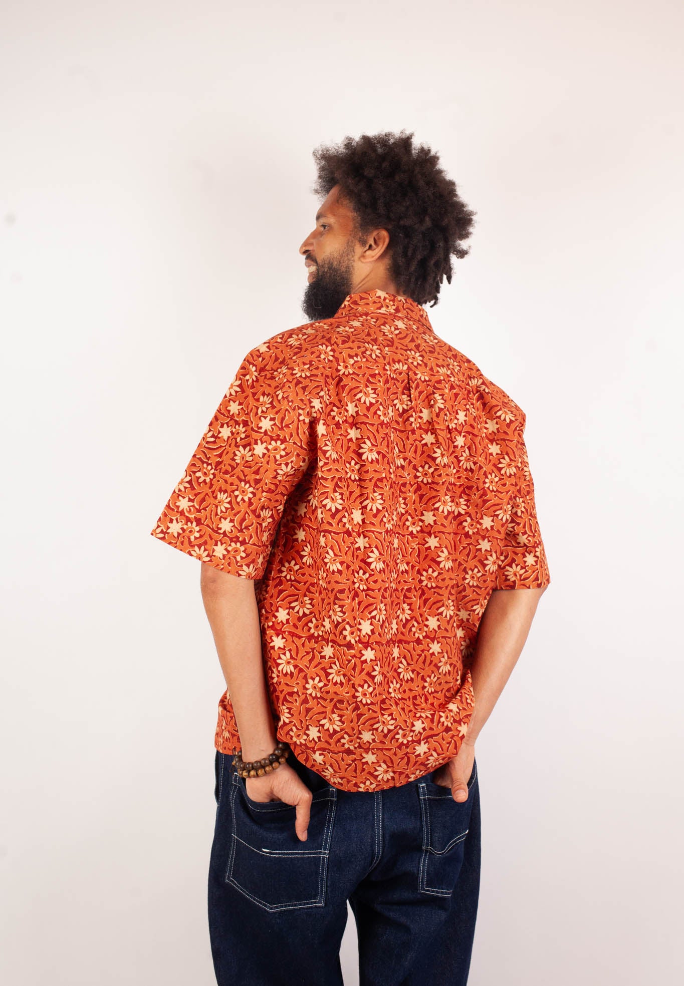 Chemise Linga -Coton bio - Imprimé KALEE (bourgeon)