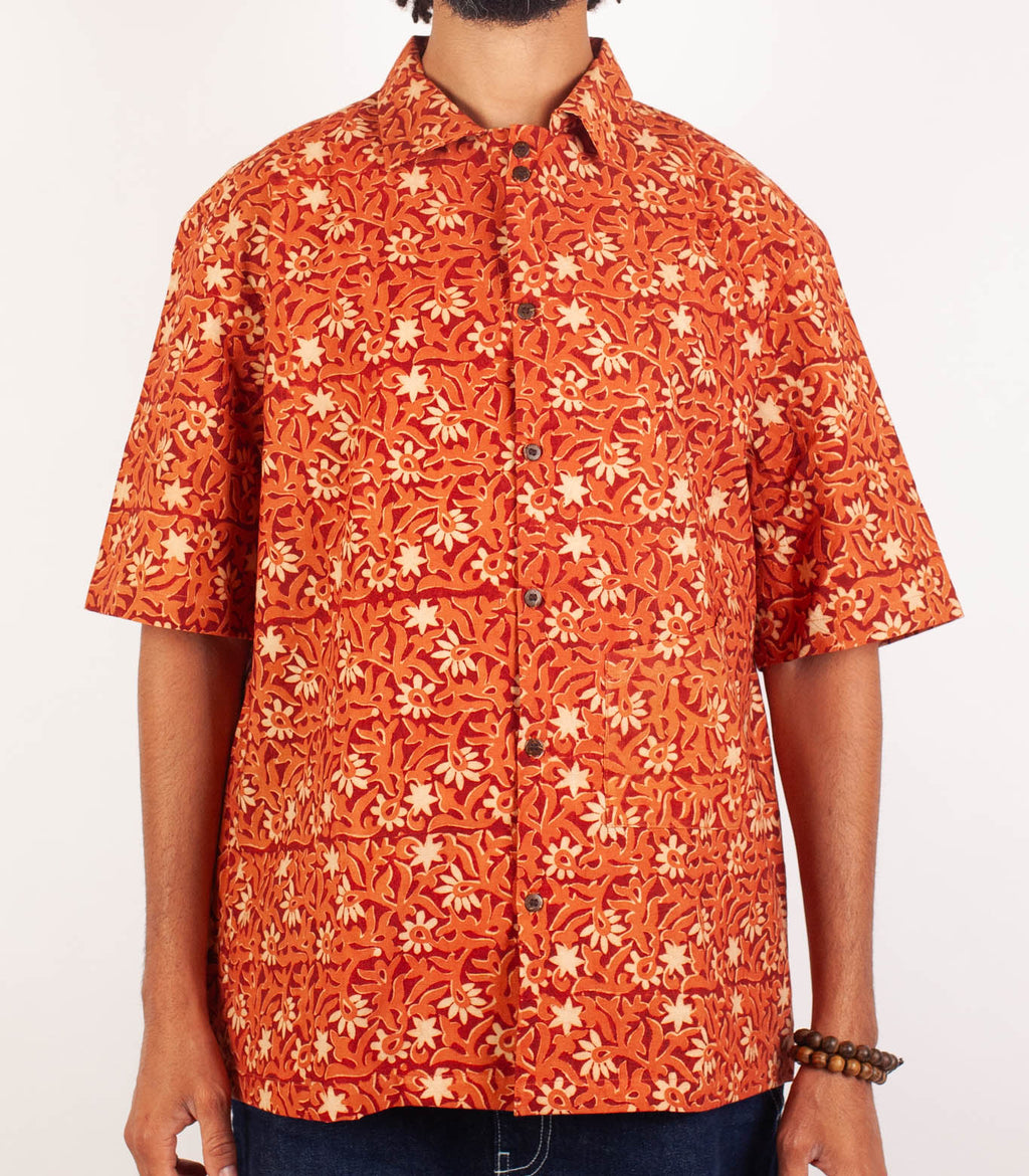 Chemise Linga -Coton bio - Imprimé KALEE (bourgeon)