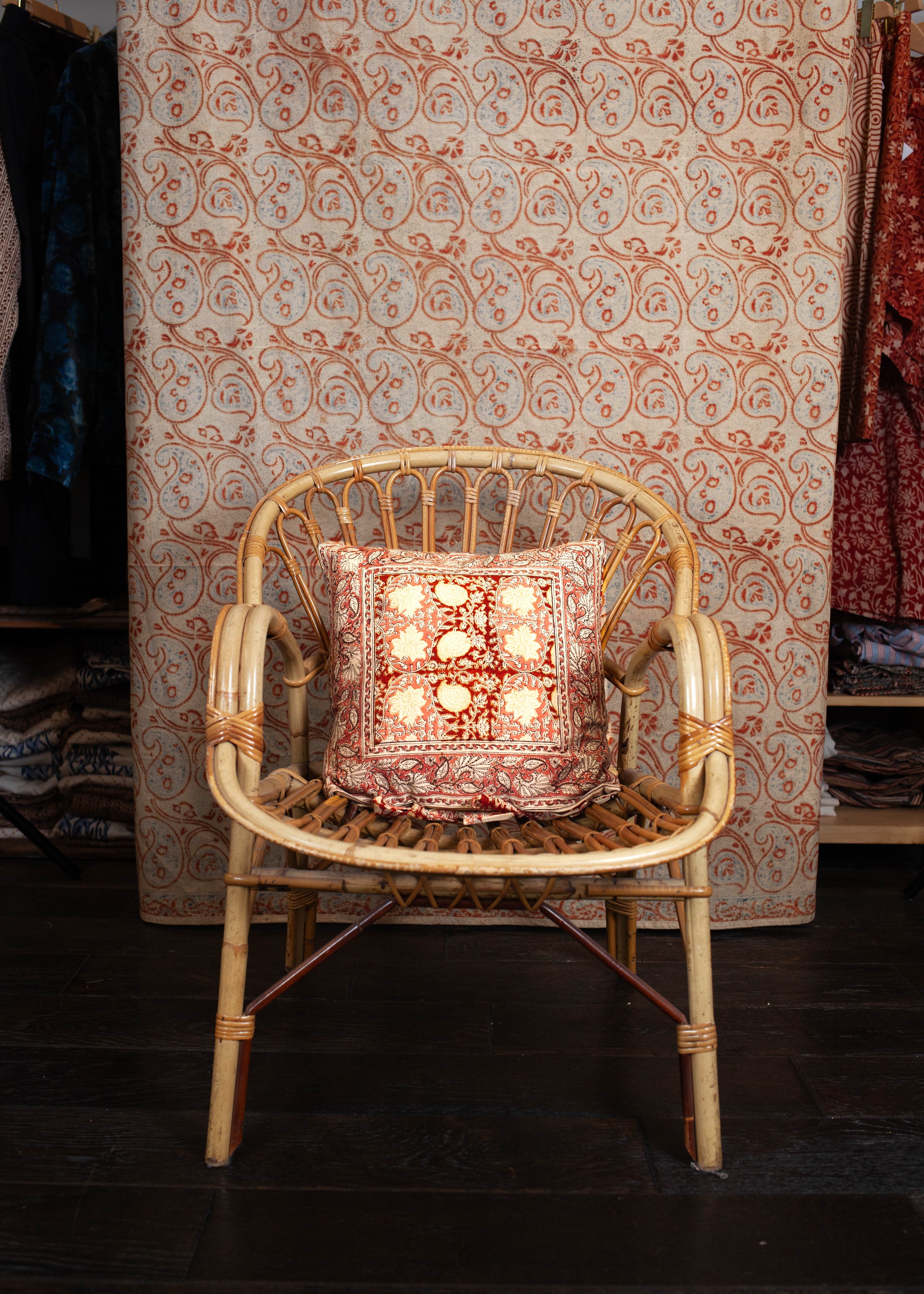 1 Housse de coussin canapé - 40 x 40 cm  - Imprimé KHILANA