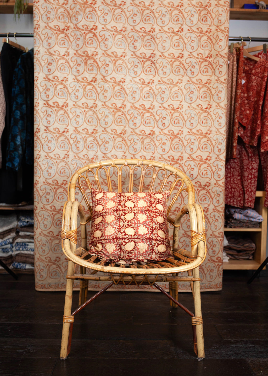 1 Housse de coussin canapé - 40 x 40 cm  - Imprimé KHILANA