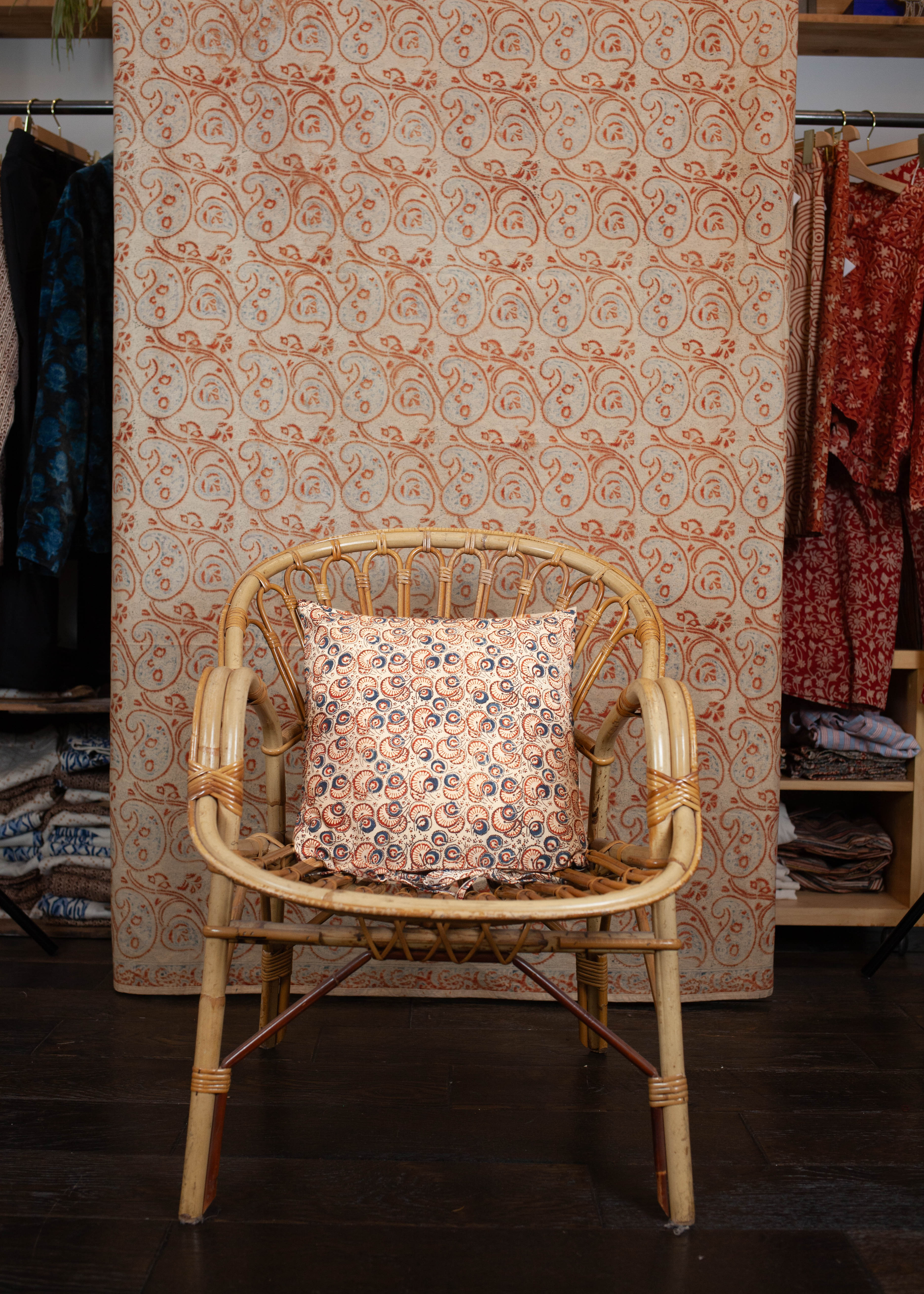 1 Housse de coussin canapé - 40 x 40 cm  - Imprimé PANKHA