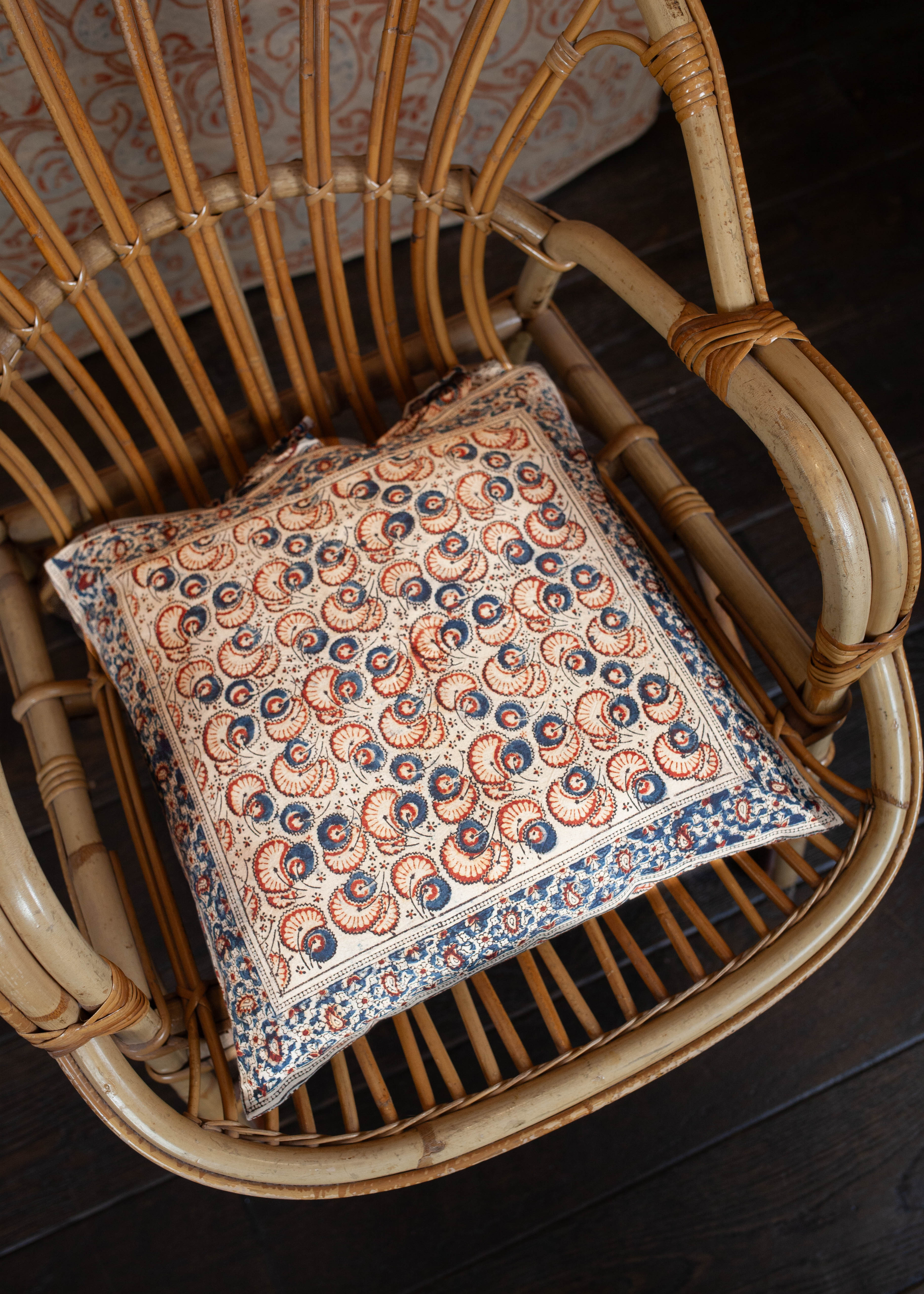 1 Housse de coussin canapé - 40 x 40 cm  - Imprimé PANKHA
