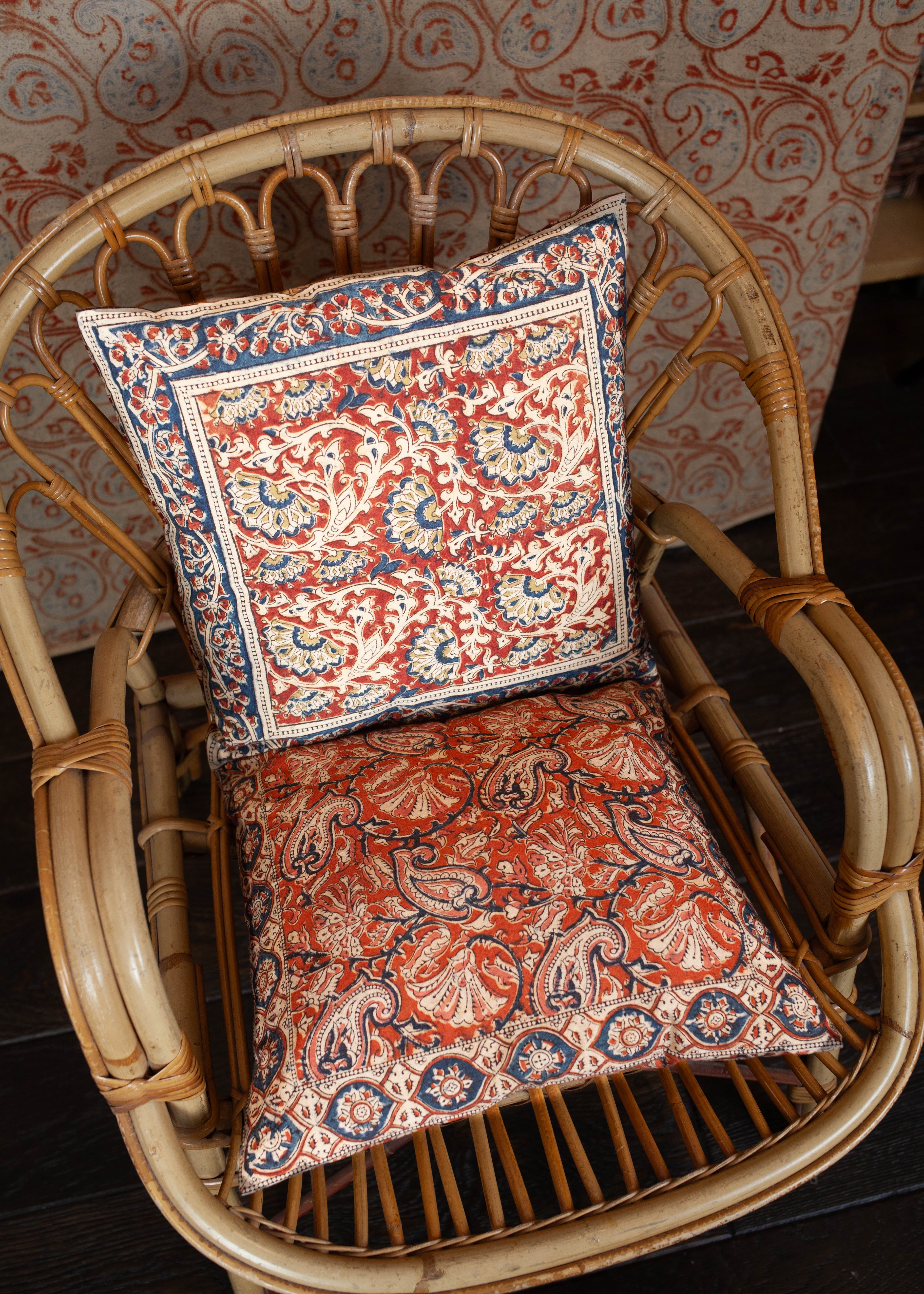 Pack de 2 housses de coussin 40X40 cm - Imprimé SHAAHEE + KASHMEER