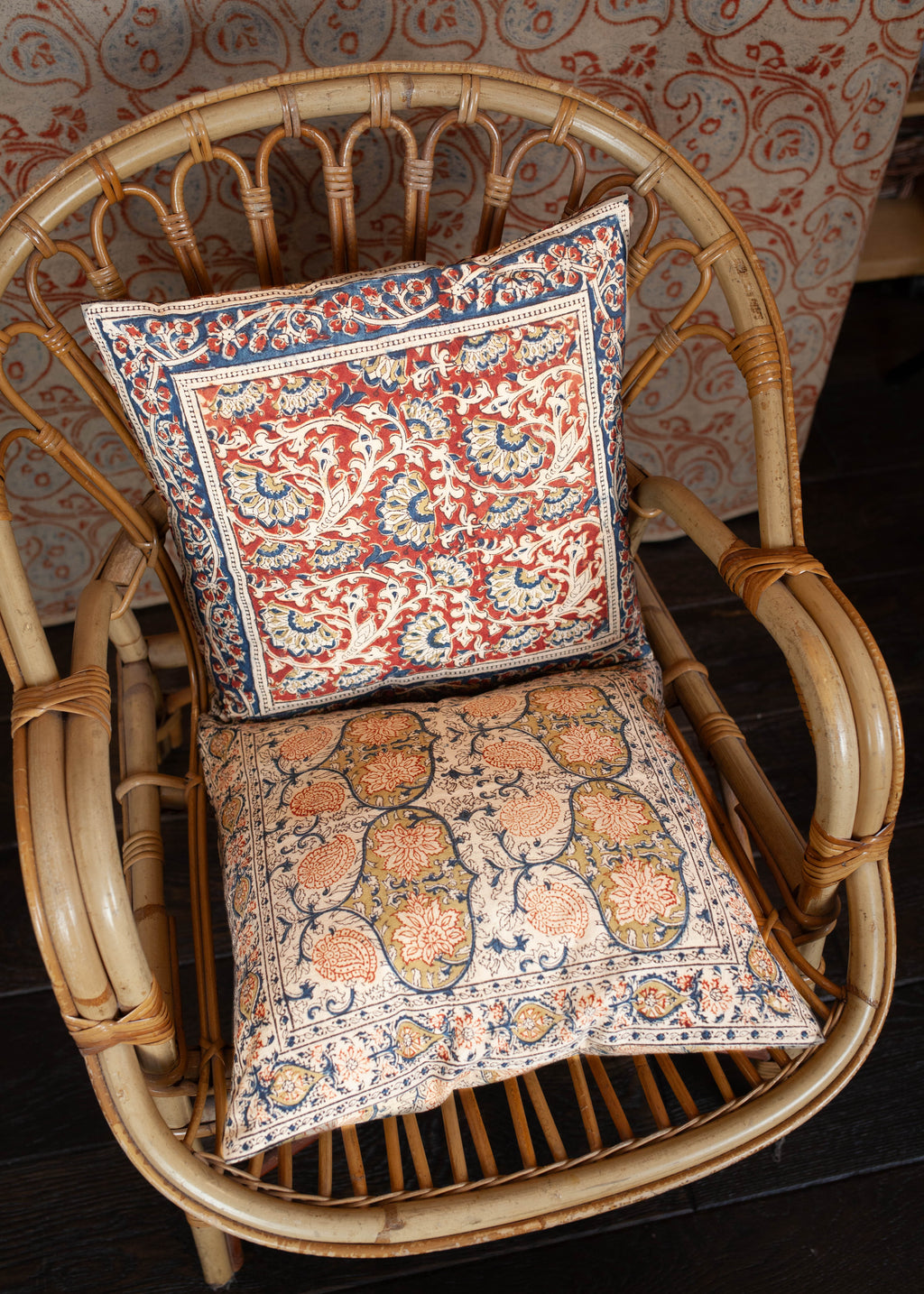 Pack de 2 housses de coussin 40X40 cm - Imprimé SHAAHEE + SHAKTI